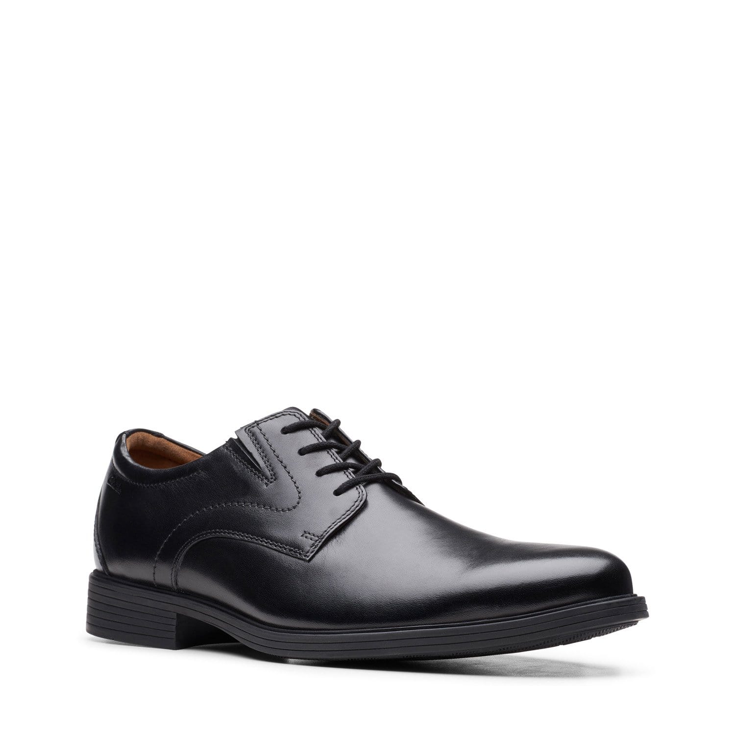 Clarks-Whiddon-Plain-Men's-Shoes-Black-Leather-26152918