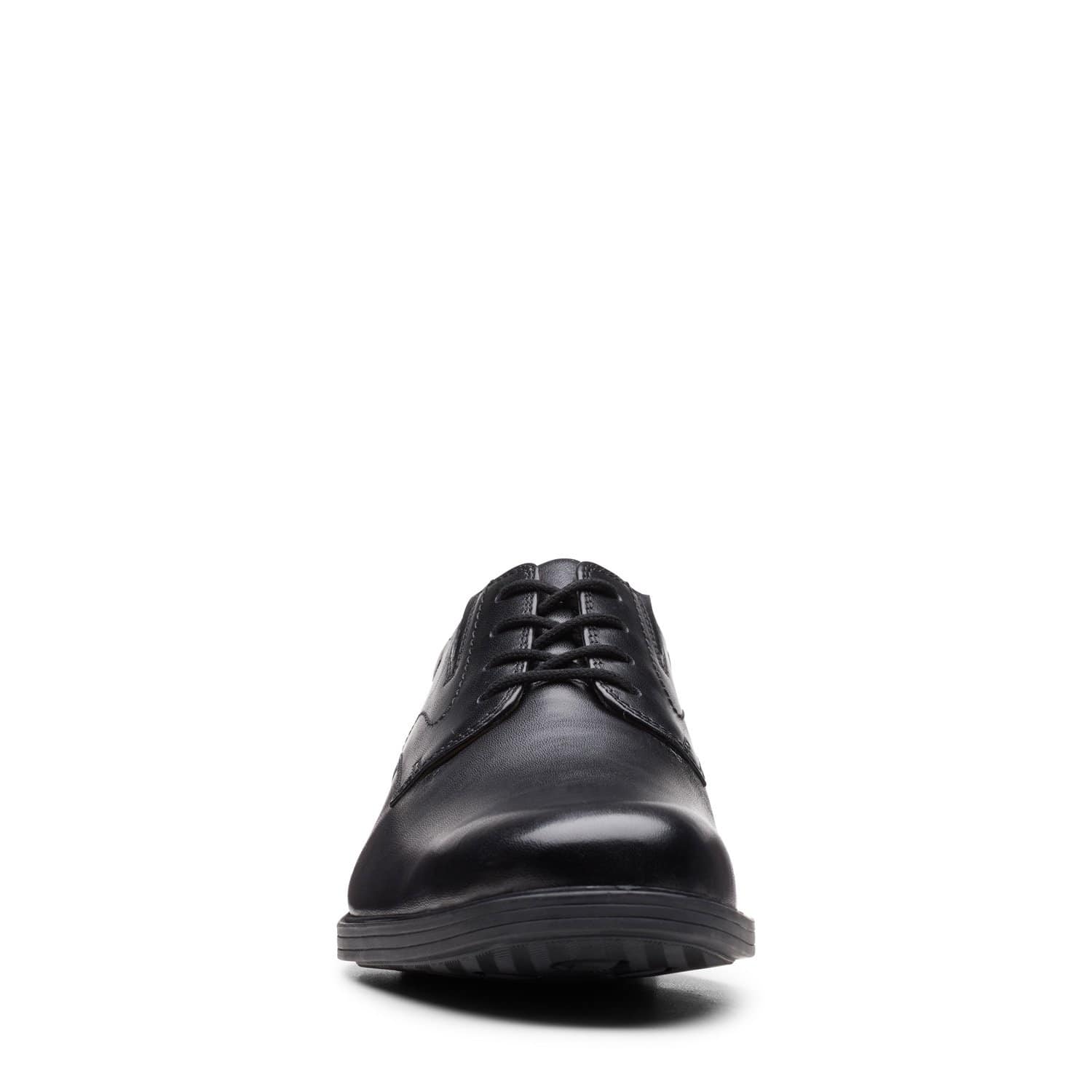 Clarks-Whiddon-Plain-Men's-Shoes-Black-Leather-26152918