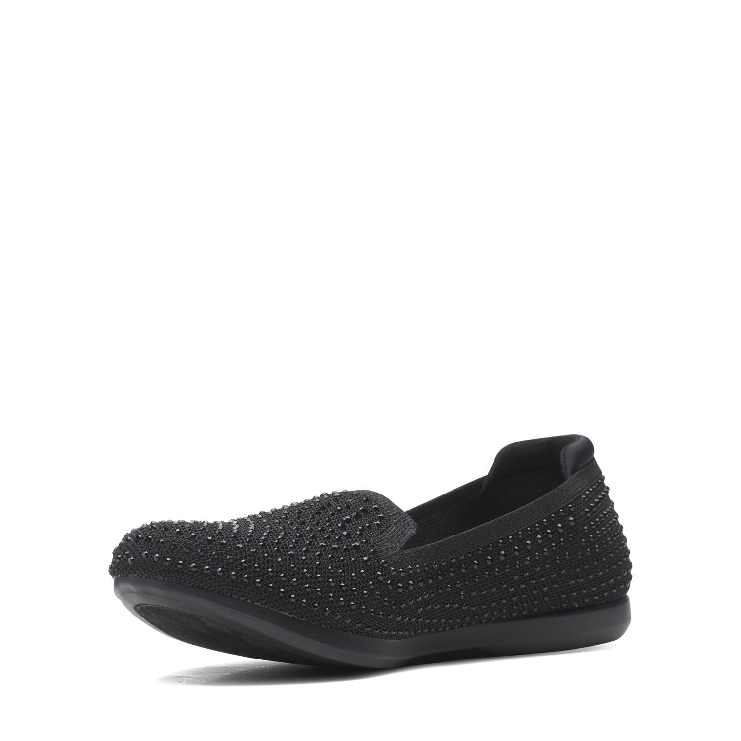 Clarks Carly Dream - Shoes - Black Textile - 261569154 - D Width (Standard Fit)