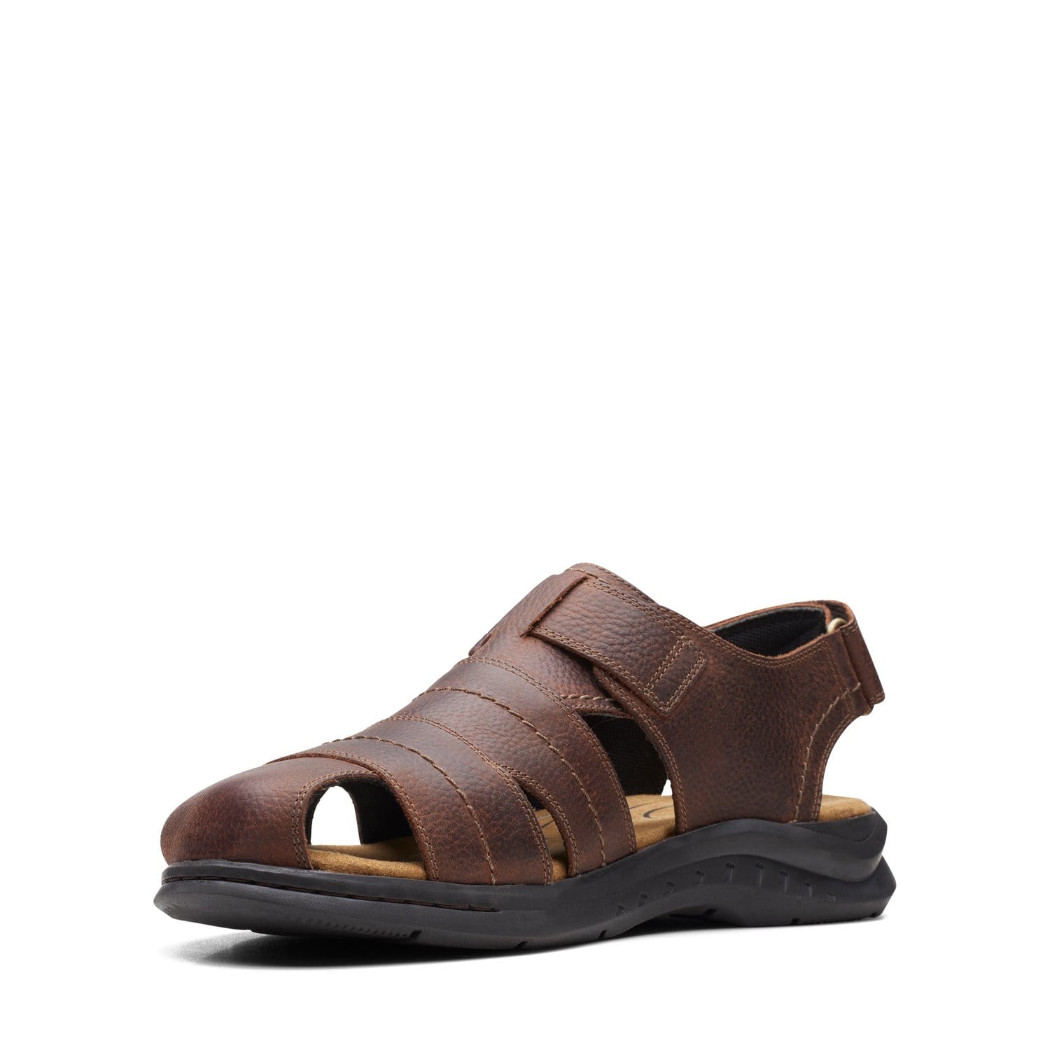 Clarks Hapsford Cove - Sandals - Brown Tumbled - 261580137 - G Width (Standard Fit)