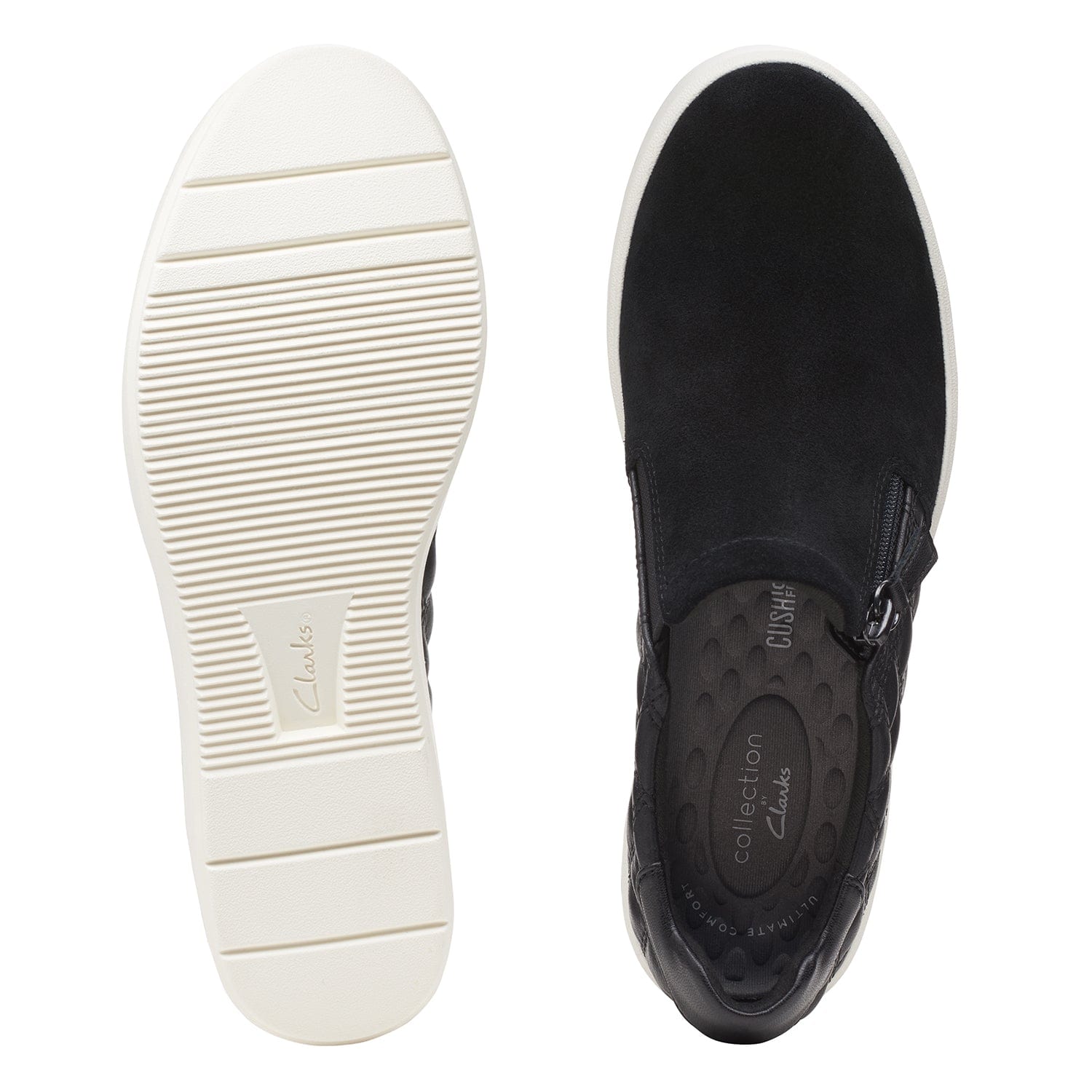 Clarks Layton Step Shoes - Black Combi - 261626254 - D Width (Standard Fit)