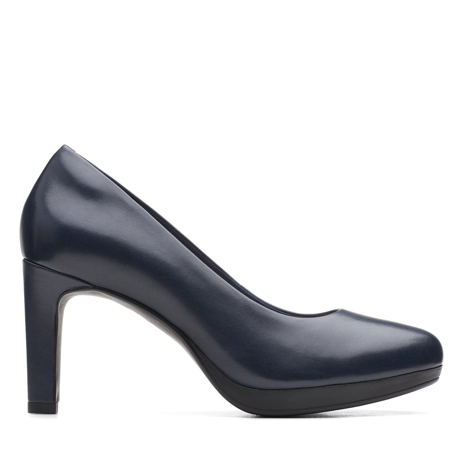 Clarks Ambyr Joy - Shoes - Navy Leather - 261626674 - D Width (Standard Fit)