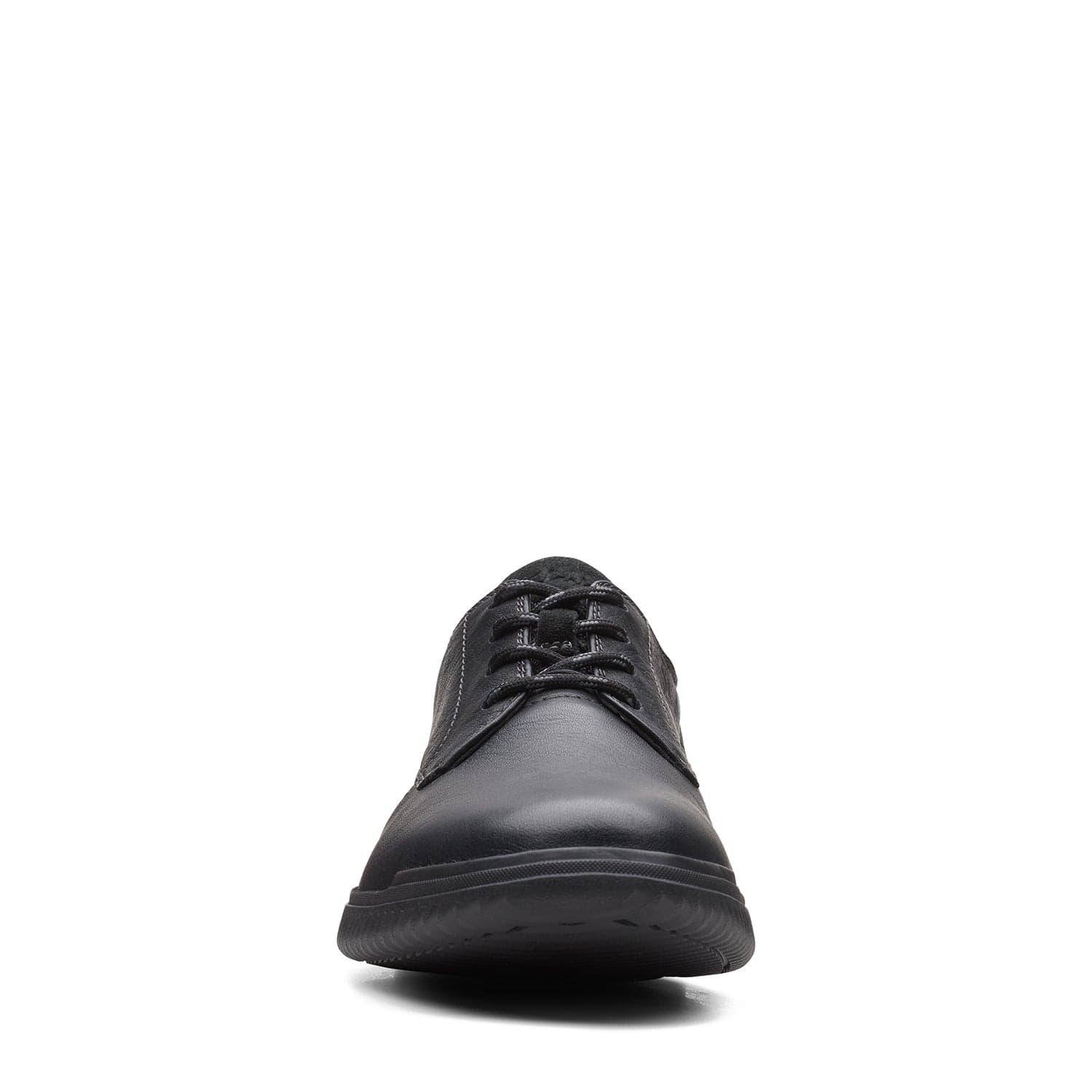 Clarks Donaway Plain - Shoes - Black Leather - 261634548 - H Width (Wide Fit)