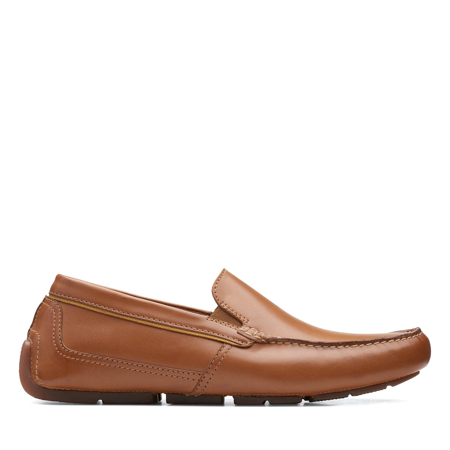 Clarks Markman Plain Shoes - Tan Leather - 261635447 - G Width (Standard Fit)