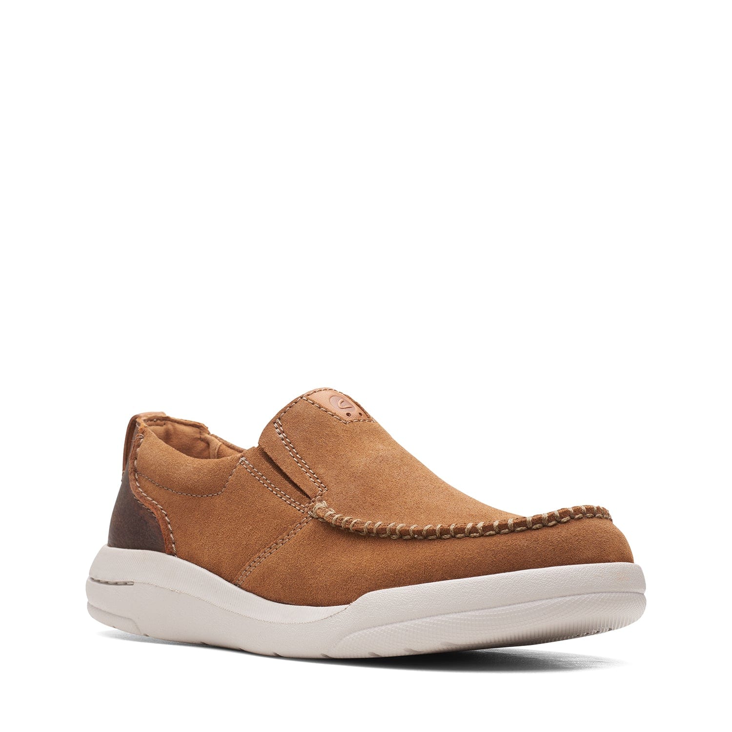 Clarks Driftway Step Shoes - Tan Suede - 261638567 - G Width (Standard Fit)