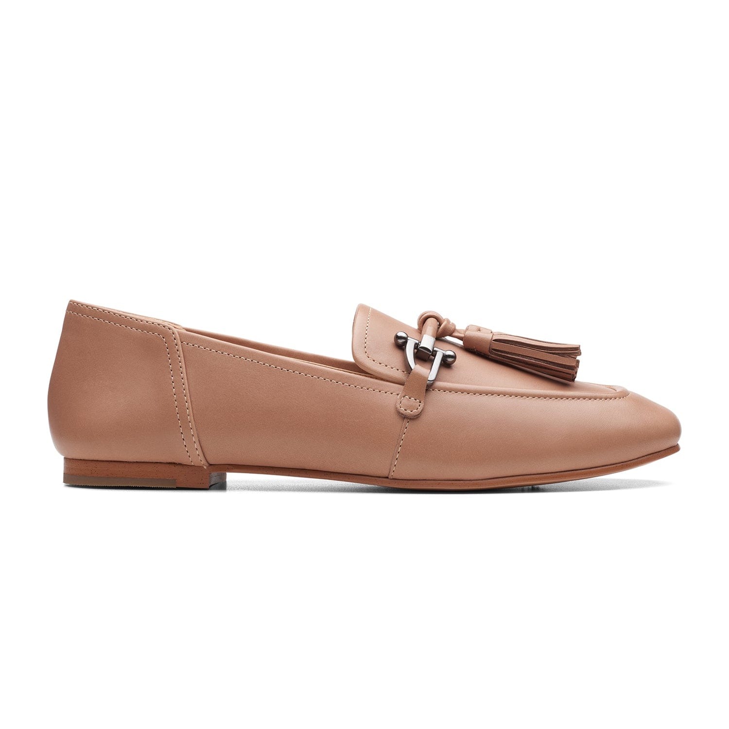 Clarks Pure2 Tassel Shoes - Praline Combi - 261643504 - D Width (Standard Fit)