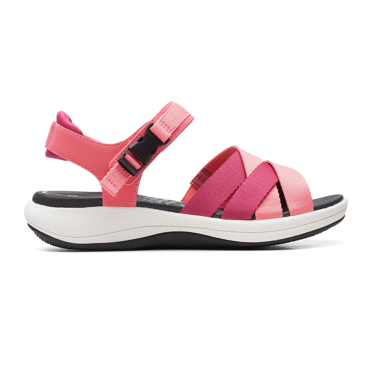 Clarks Mira Tide Sandals - Bright Coral - 261645664 - D Width (Standard Fit)