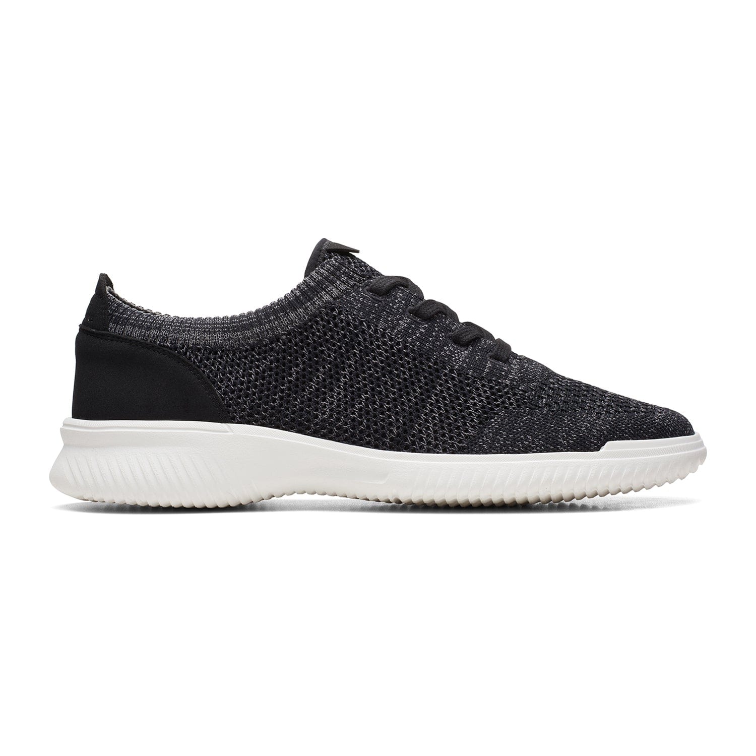 Clarks Donaway Knit Shoes - Black Knit - 261646527 - G Width (Standard Fit)