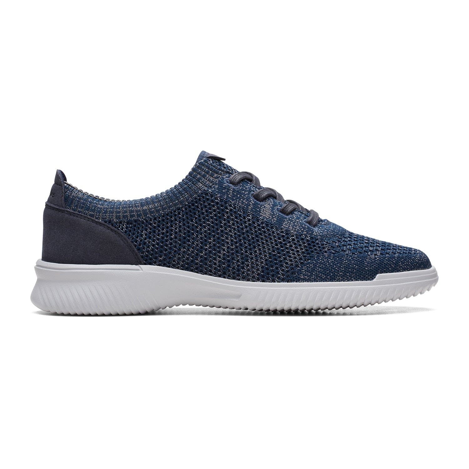 Clarks Donaway Knit Shoes - Navy Knit - 261646537 - G Width (Standard Fit)