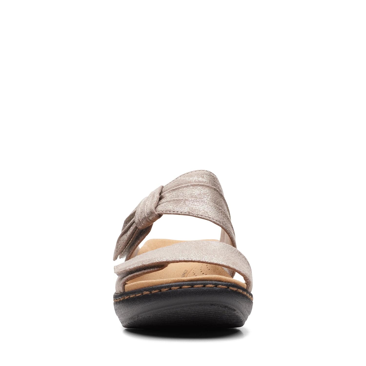 Clarks Merliah Charm Sandals - Taupe Metallic - 261649554 - D Width (Standard Fit)