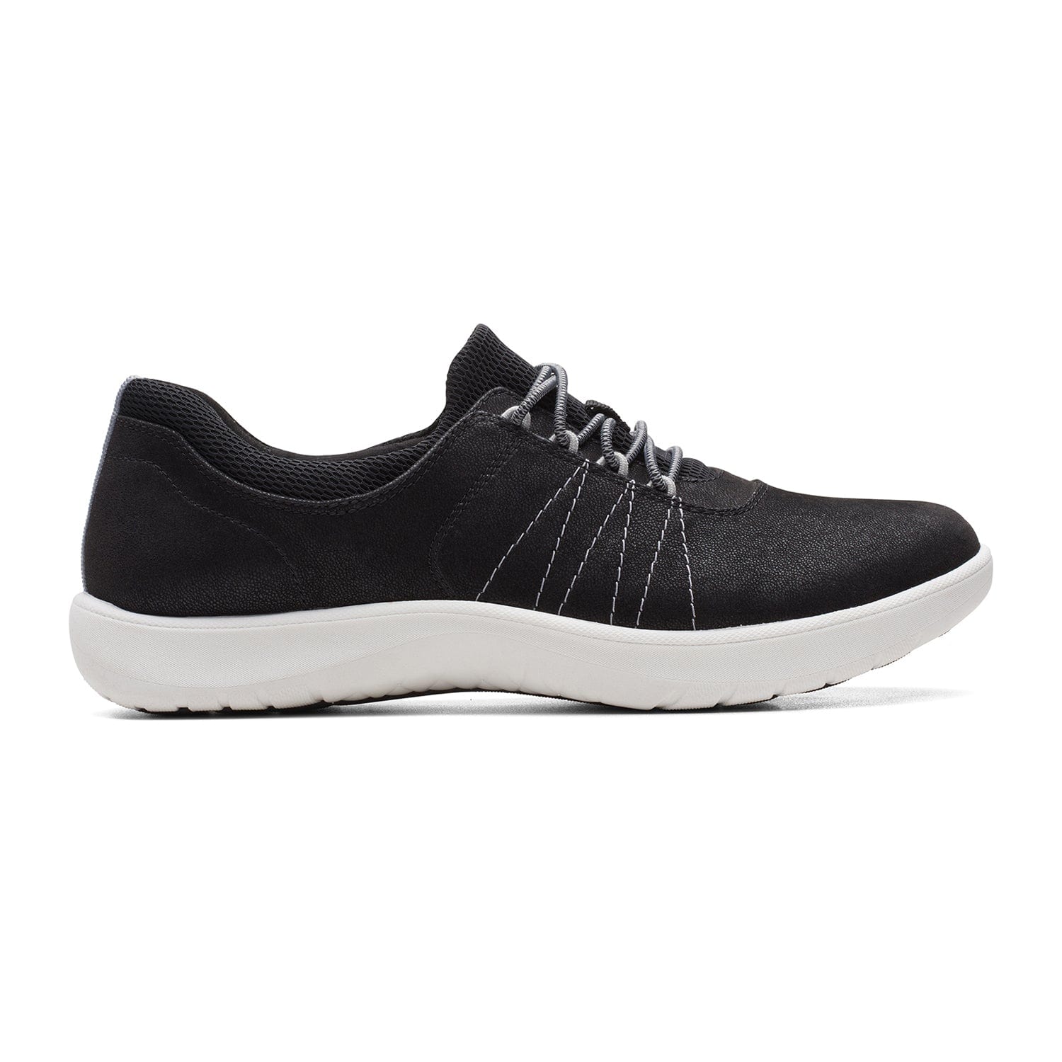 Clarks Adella Stroll Shoes - Black - 261651724 - D Width (Standard Fit)