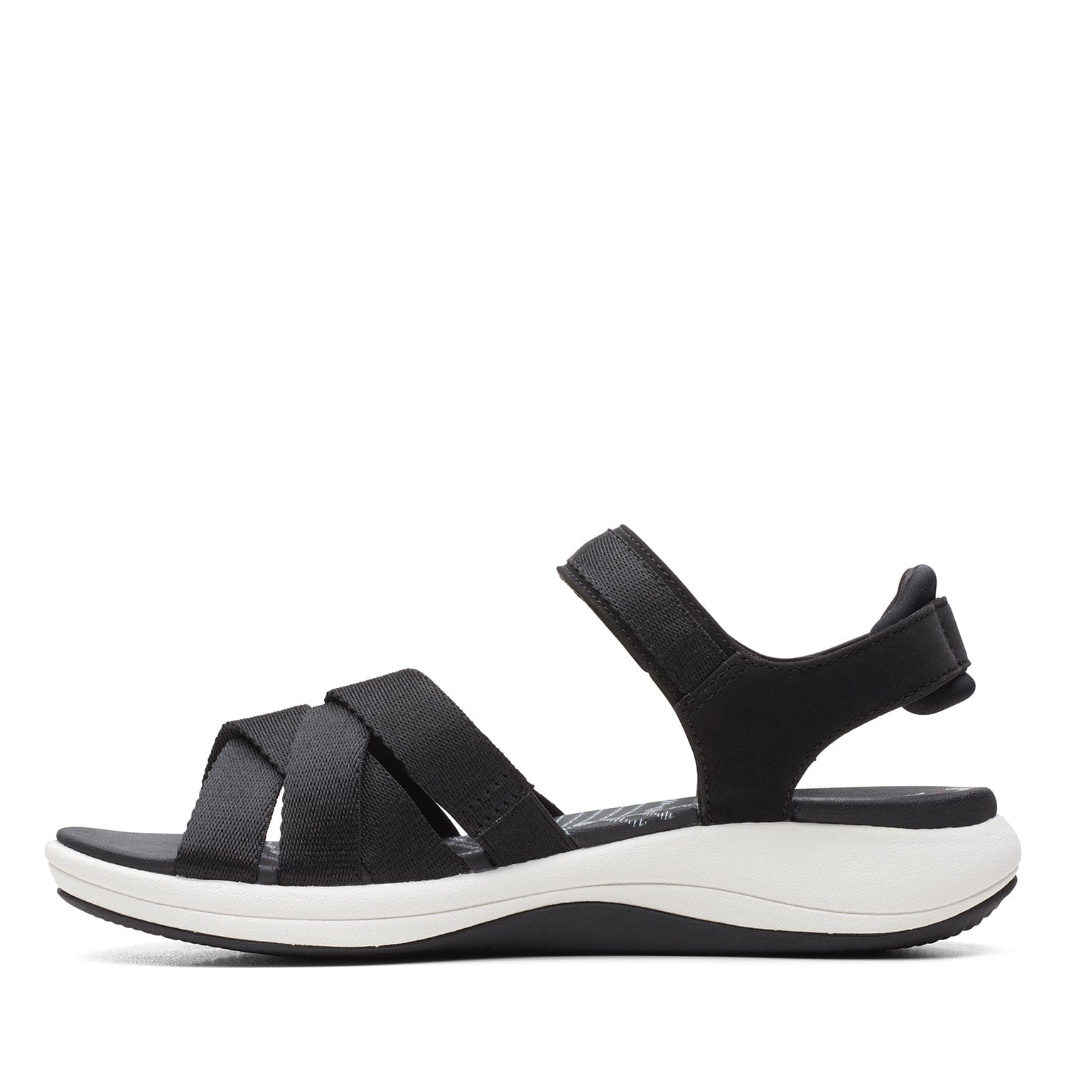 Clarks Mira Tide Sandals - Black - 261653414 - D Width (Standard Fit)