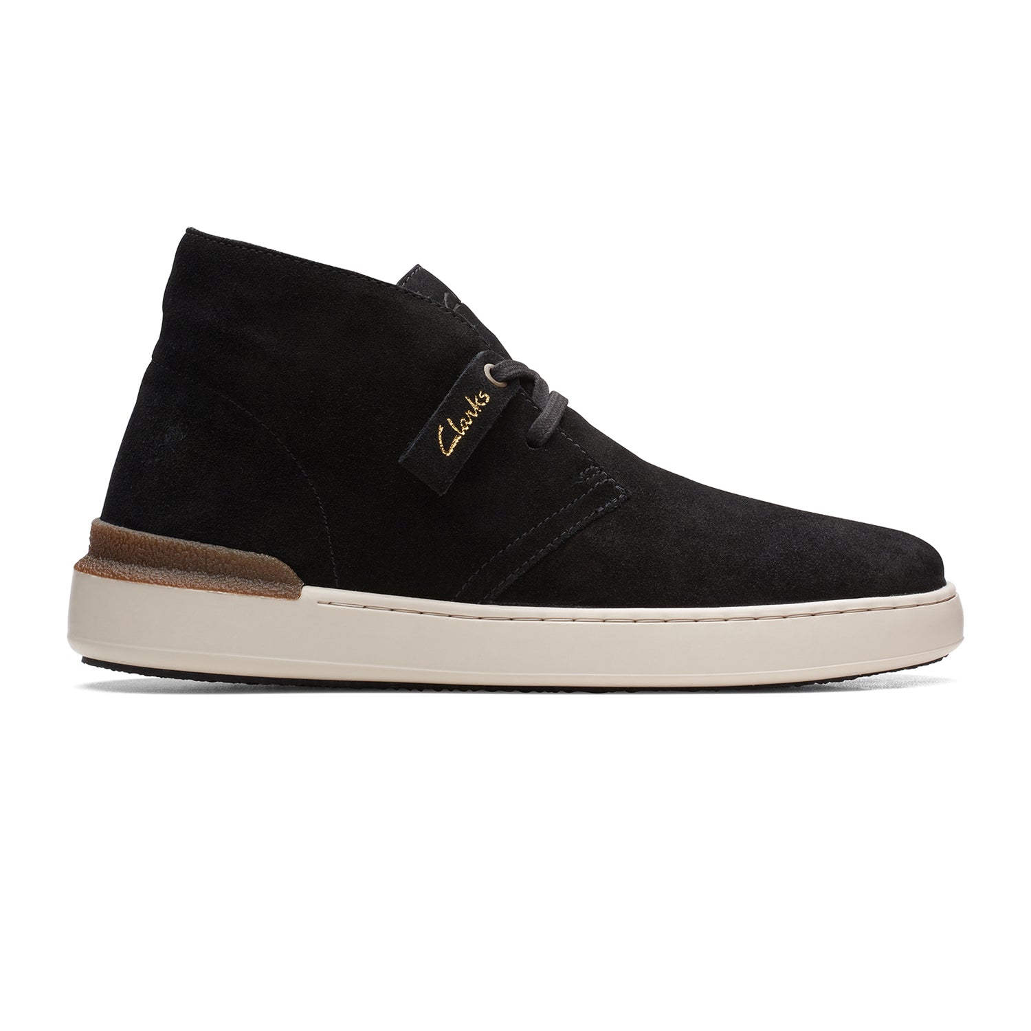 Clarks CourtLite DBT Boots - Black Suede - 261655527 - G Width (Standard Fit)