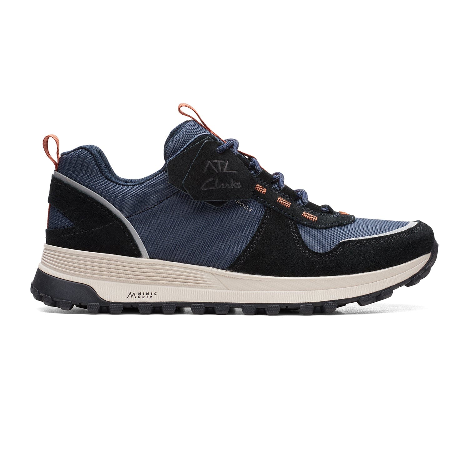 Clarks ATL Trek Walk Shoes - Navy Combi - 261657397 - G Width (Standard Fit)