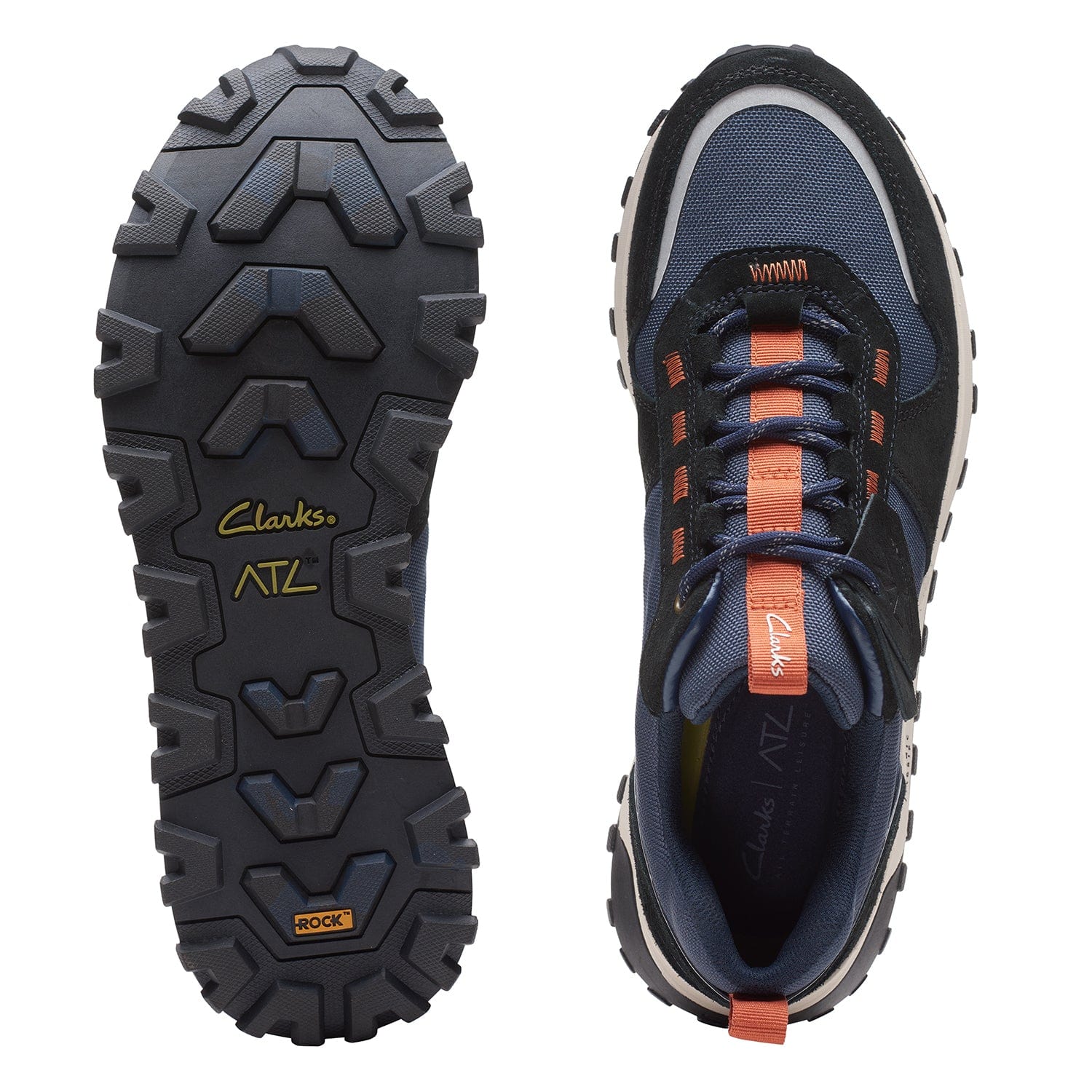 Clarks Atl Trek Walk - Shoes - Navy Combi - 261657397 - G Width (Standard Fit)