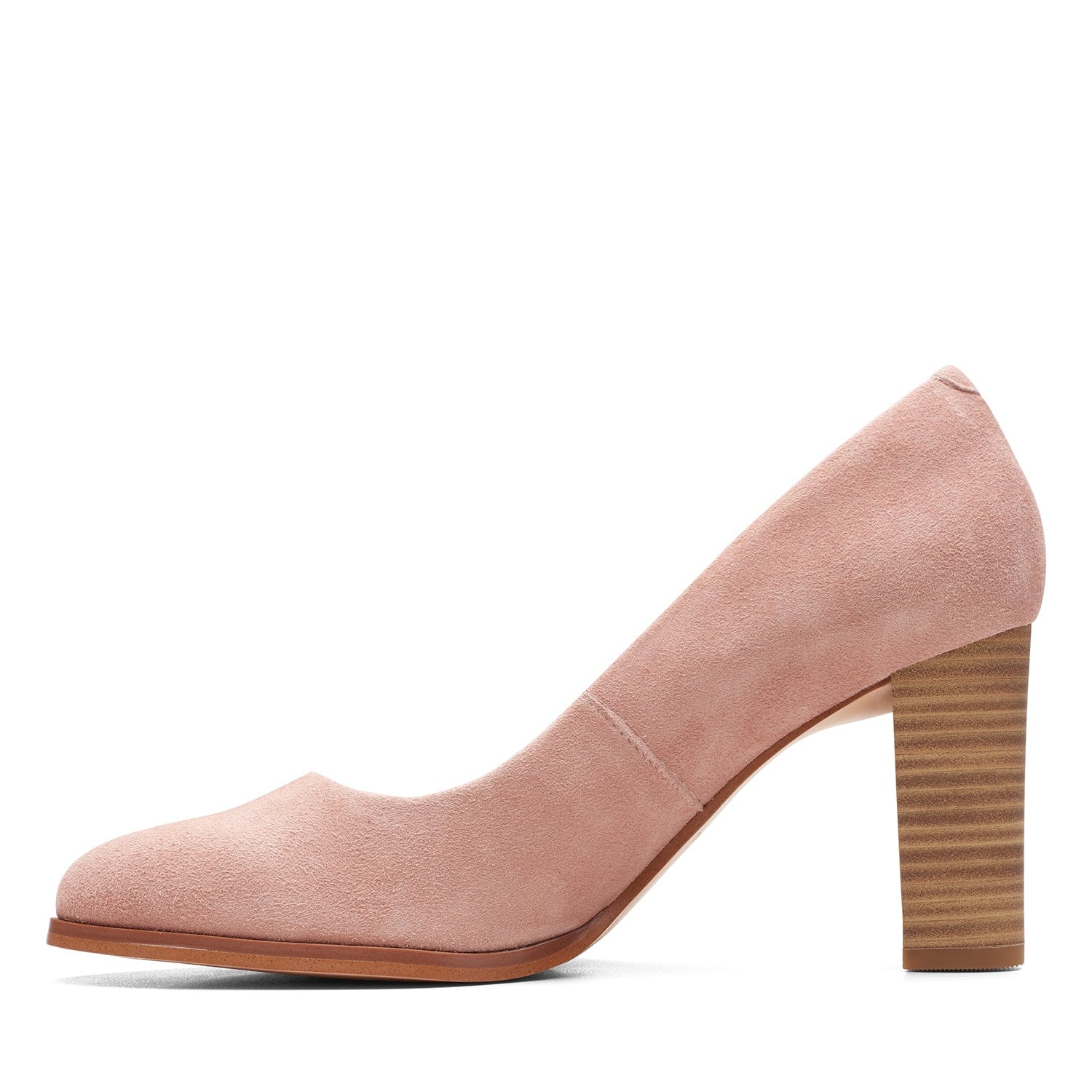 Clarks Kaylin Cara 2 - Shoes - Rose Suede - 261657844 - D Width (Standard Fit)