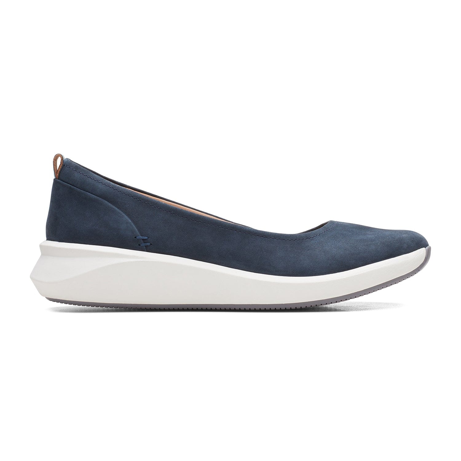 Clarks Un Rio Vibe - Shoes - Navy Nubuck - 261657874 - D Width (Standard Fit)