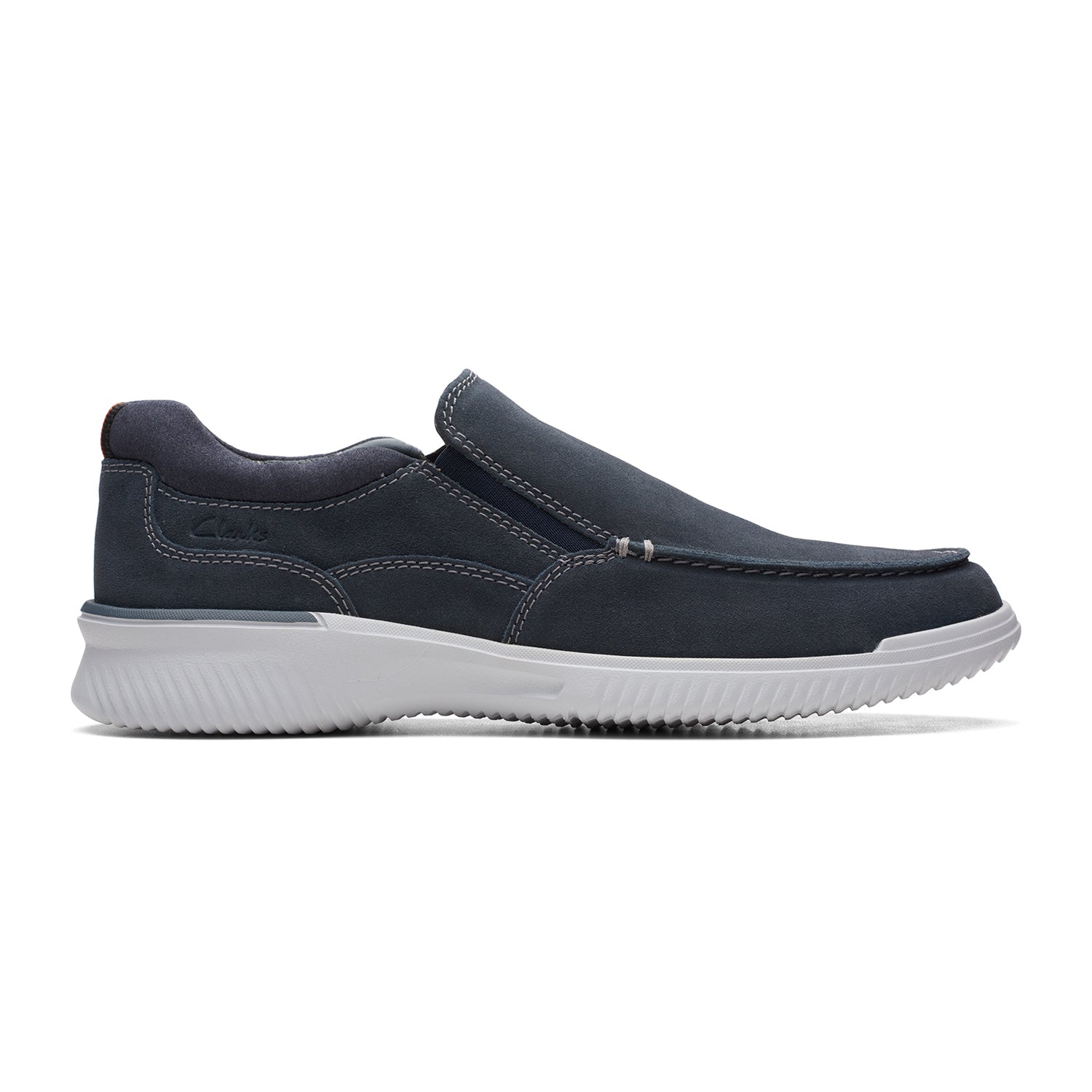 Clarks Donaway Free Shoes - Navy Waxy - 261659857 - G Width (Standard Fit)