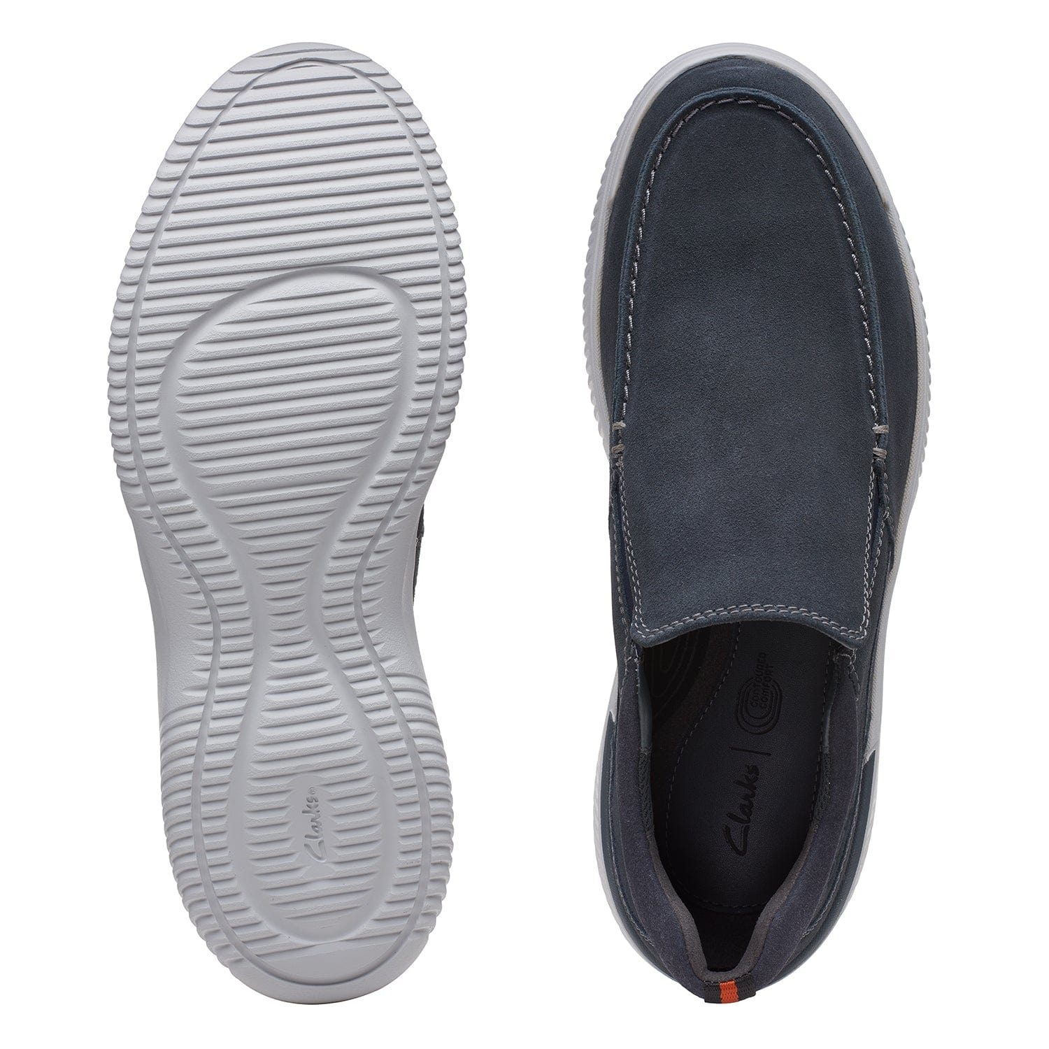 Clarks Donaway Free - Shoes - Navy Waxy - 261659857 - G Width (Standard Fit)