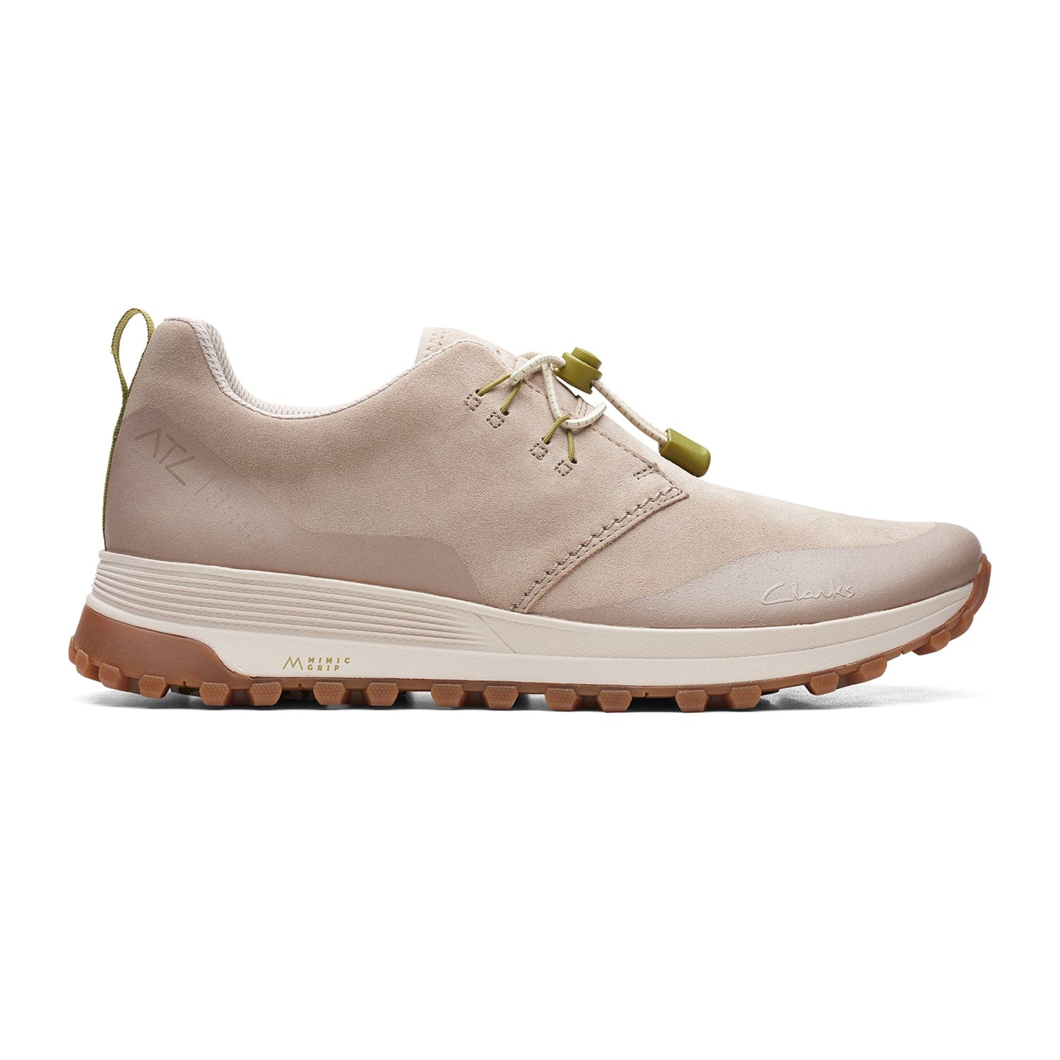 Clarks ATL Trek Khan Shoes - Sand Suede - 261659997 - G Width (Standard Fit)