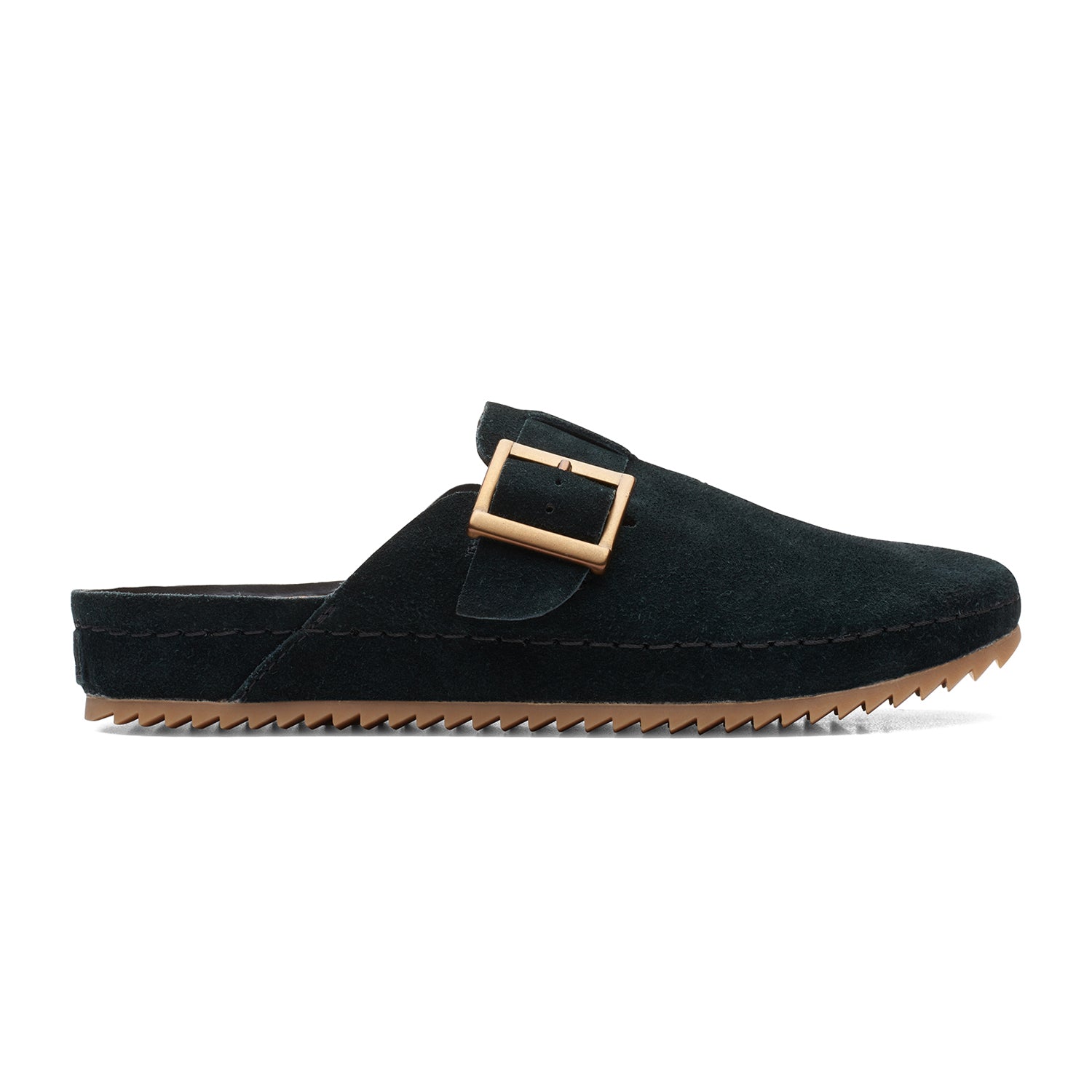 Clarks BrookleighMule Shoes - Black Suede - 261661924 - D Width (Standard Fit)