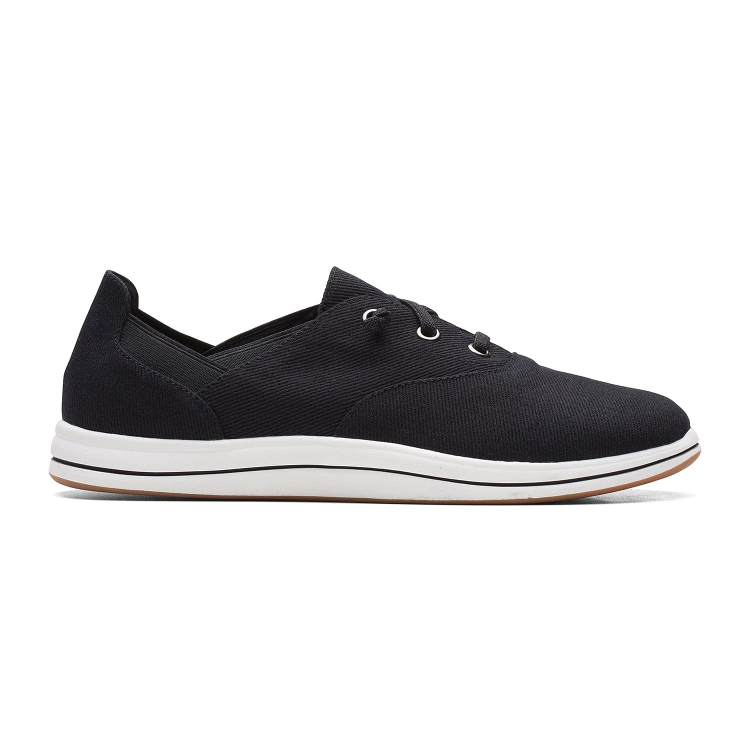 Clarks Brinkley Ave Shoes - Black - 261665974 - D Width (Standard Fit)