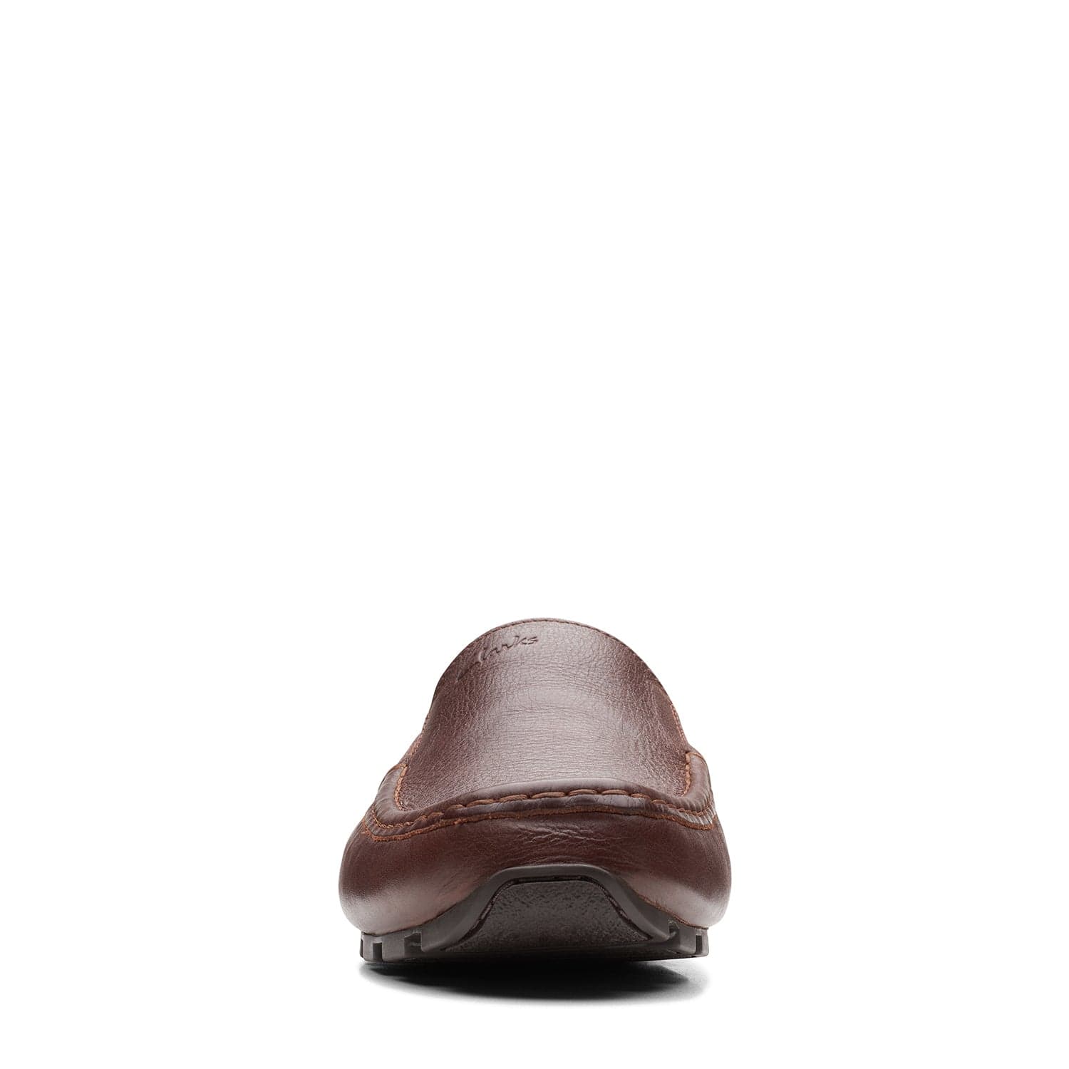Clarks Oswick Plain - Shoes - Dark Tan Lea - 261666837 - G Width (Standard Fit)