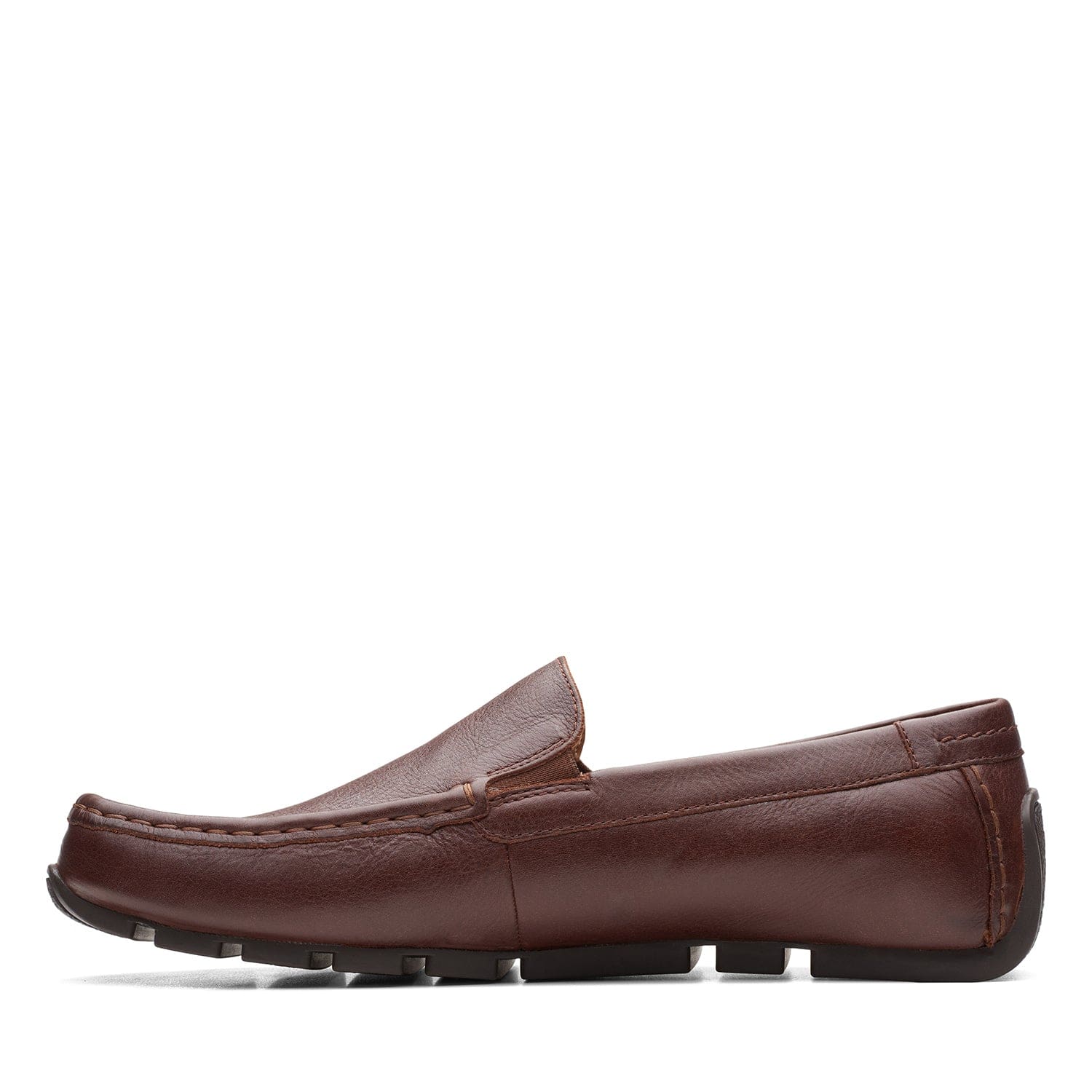 Clarks Oswick Plain - Shoes - Dark Tan Lea - 261666837 - G Width (Standard Fit)
