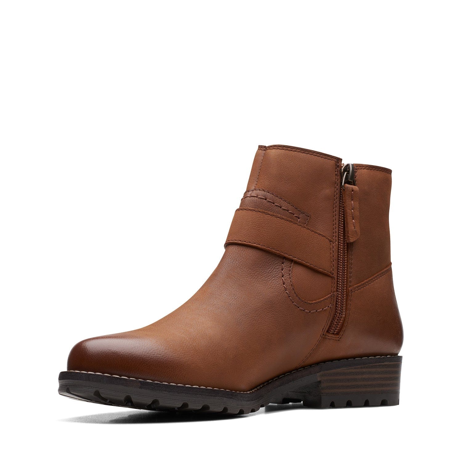 Clarks Clarkwell Strap Boots Wide Fit