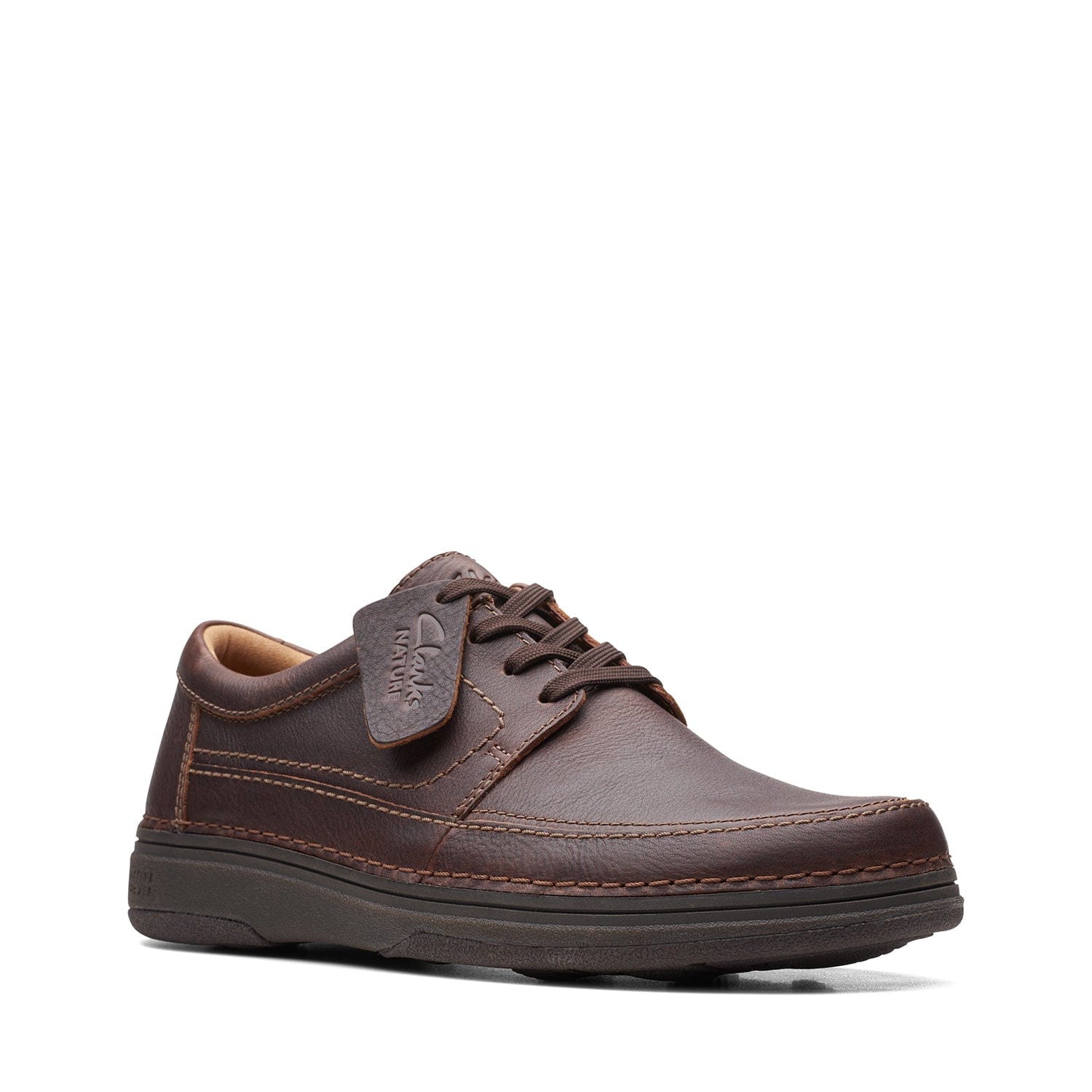 Clarks Nature 5 Lo - Shoes - Dark Brown Lea - 261686148 - H Width (Wide Fit)