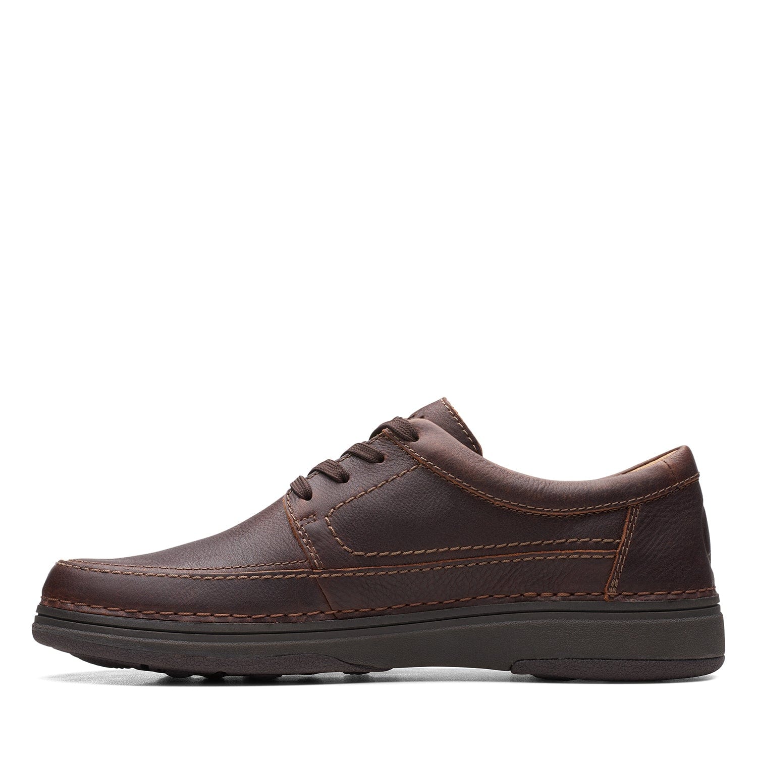 Clarks Nature 5 Lo - Shoes - Dark Brown Lea - 261686148 - H Width (Wide Fit)