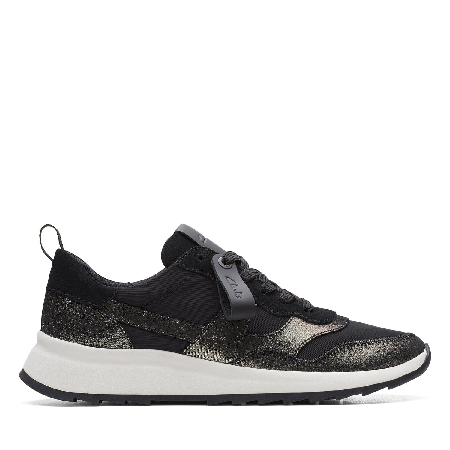 Clarks DashLite Jazz Shoes - Black Combi - 261690514 - D Width (Standard Fit)