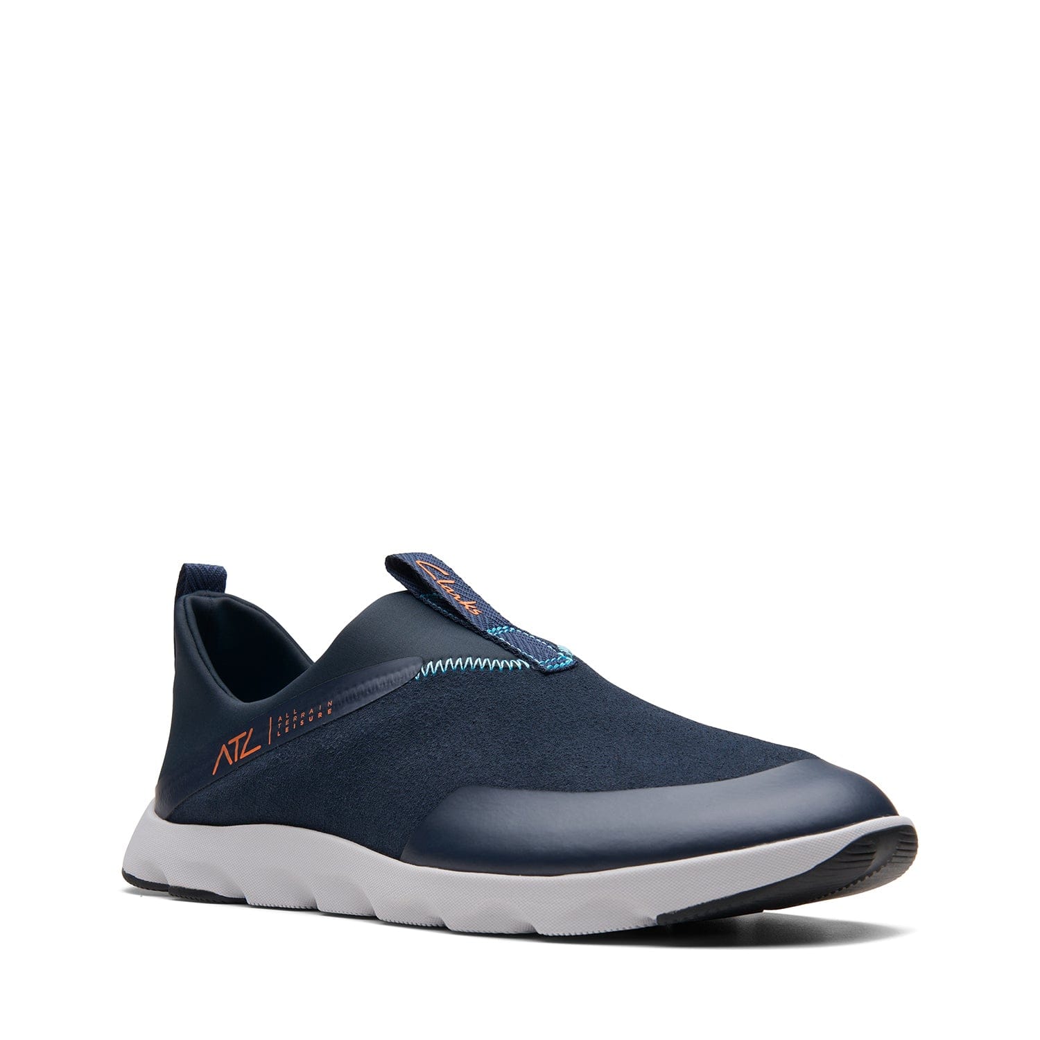 Clarks Atl Coast Moc - Shoes - Navy - 261705537 - G Width (Standard Fit)