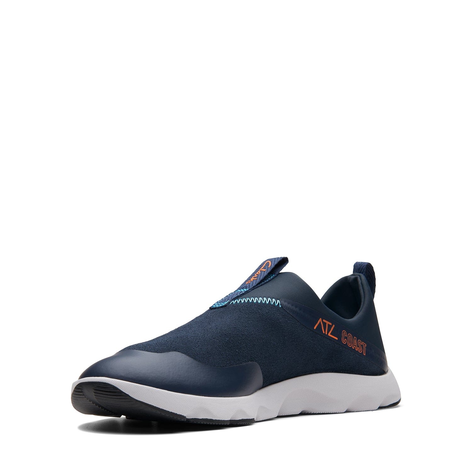 Clarks Atl Coast Moc - Shoes - Navy - 261705537 - G Width (Standard Fit)