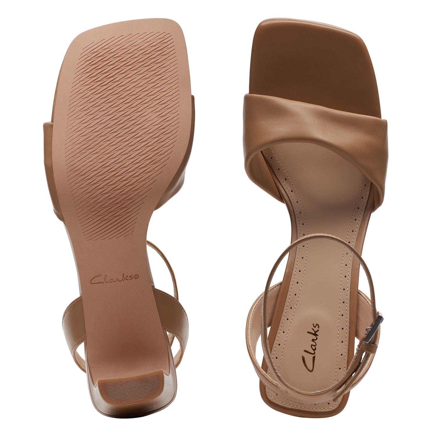 CLARKS Seren65 ストラップ キャメル Clarks Seren65 Strap Sandals (Standard Fit)