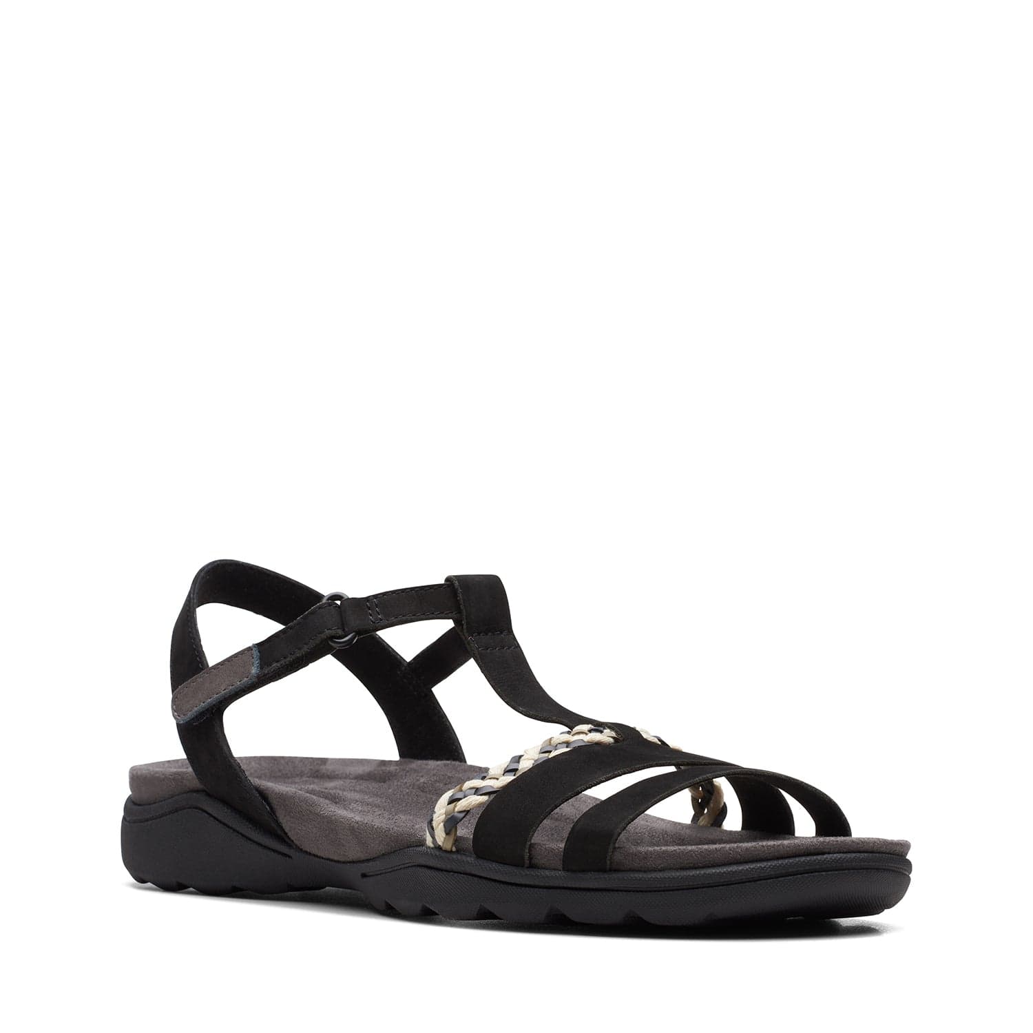 Clarks Amanda Tealite Sandals (Wide Fit)