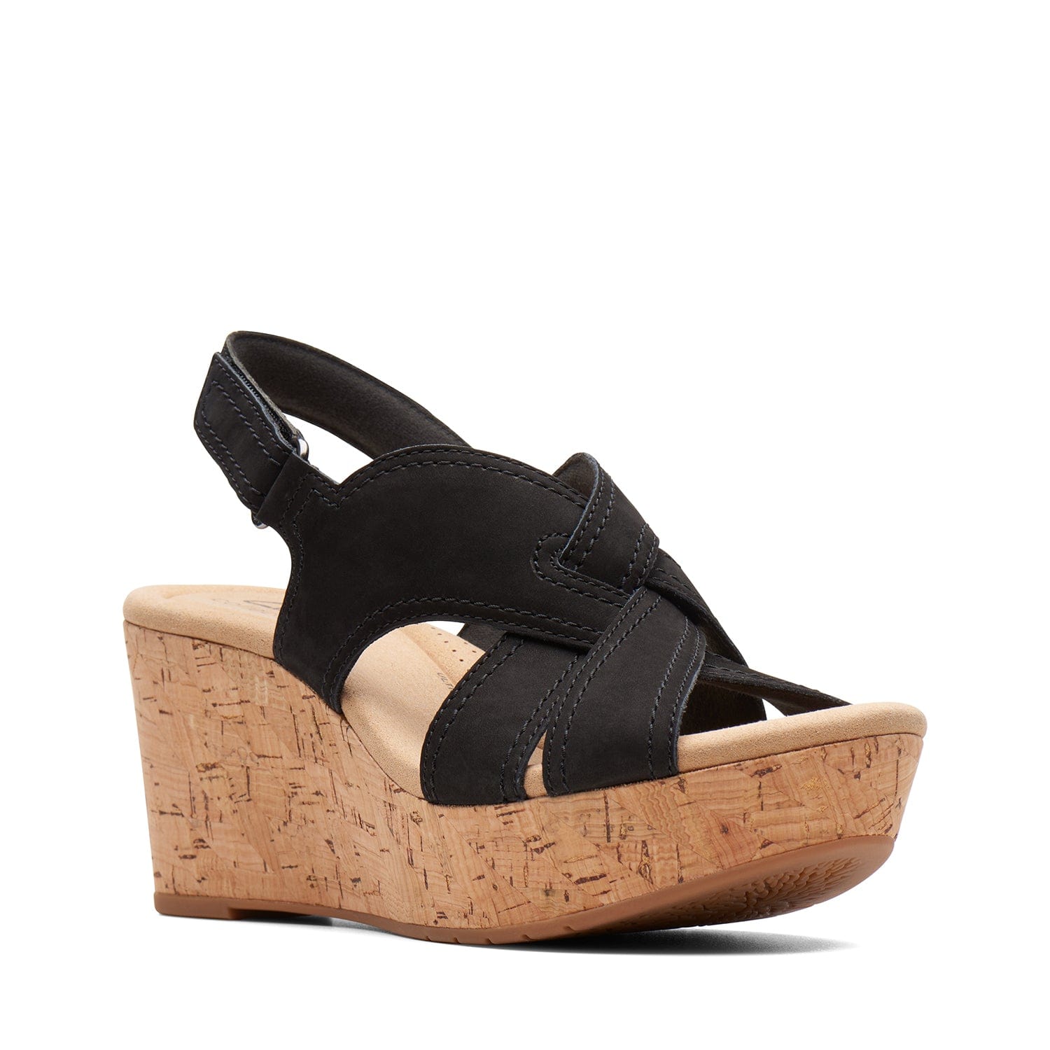 Clarks Rose Erin Sandals (Wide Fit)