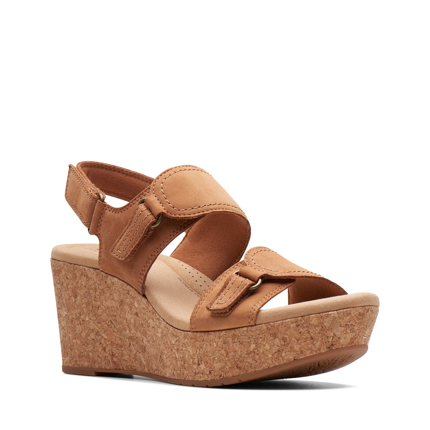 Clarks Rose Lane Sandals (Wide Fit)