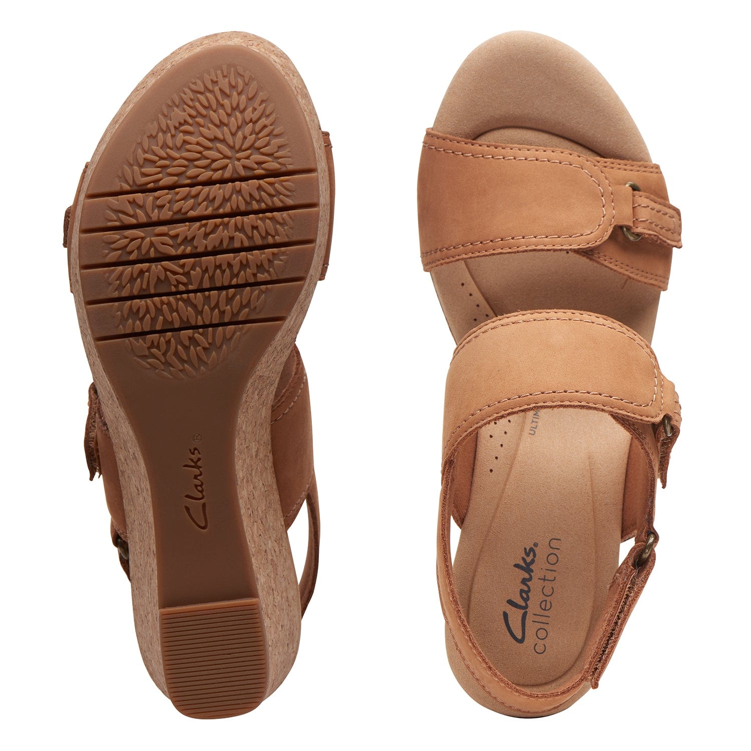 Clarks Rose Lane Sandals (Wide Fit)