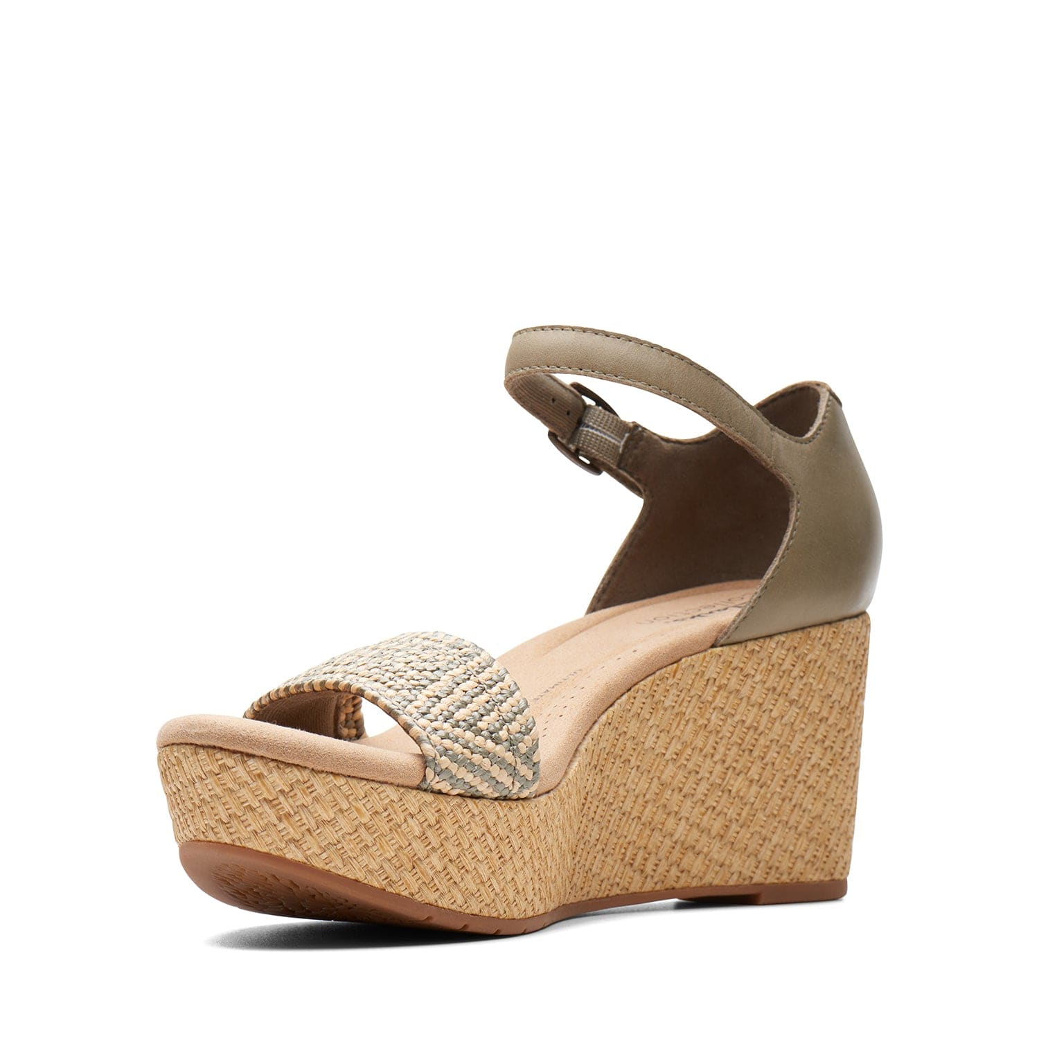 Clarks Rose Ease Sandals (Wide Fit)
