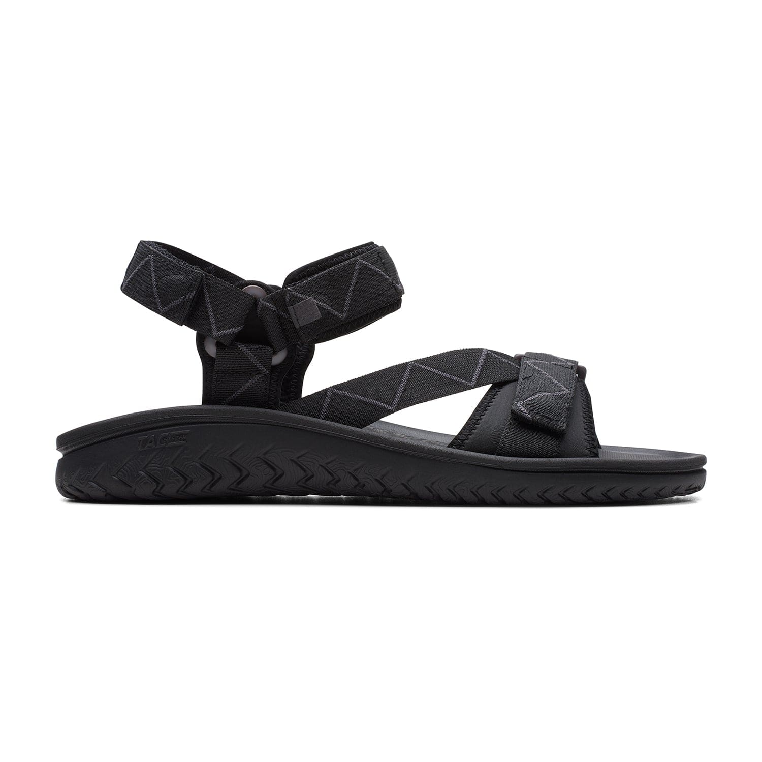 Clarks Wesley Trail Sandals - Black - 261717217 G Width (Standard Fit)