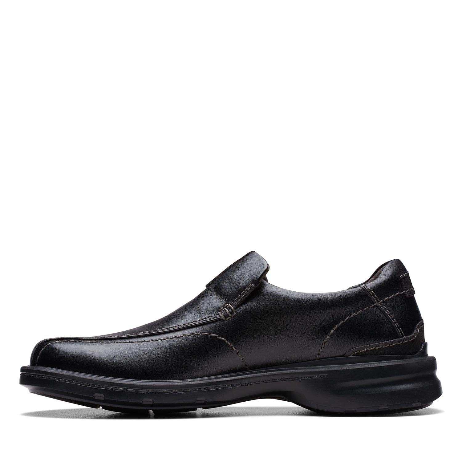 Clarks Gessler Step - Shoes - Black Leather - 261717748 - H Width (Wide Fit)