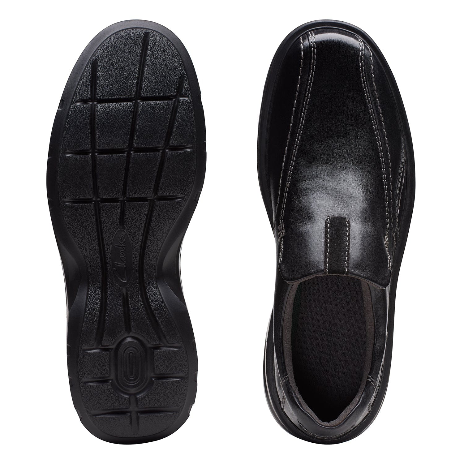 Clarks Gessler Step - Shoes - Black Leather - 261717748 - H Width (Wide Fit)