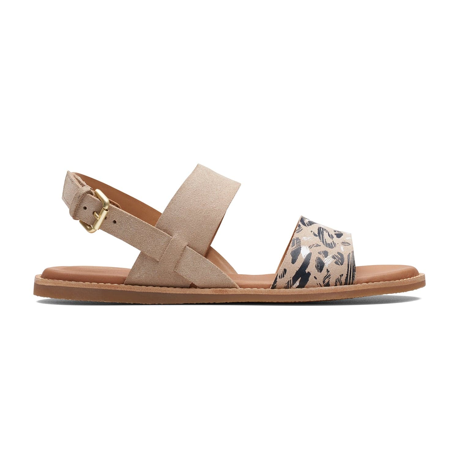 Clarks Karsea Strap Sandals - Light Sand - 261718764 D Width (Standard Fit)