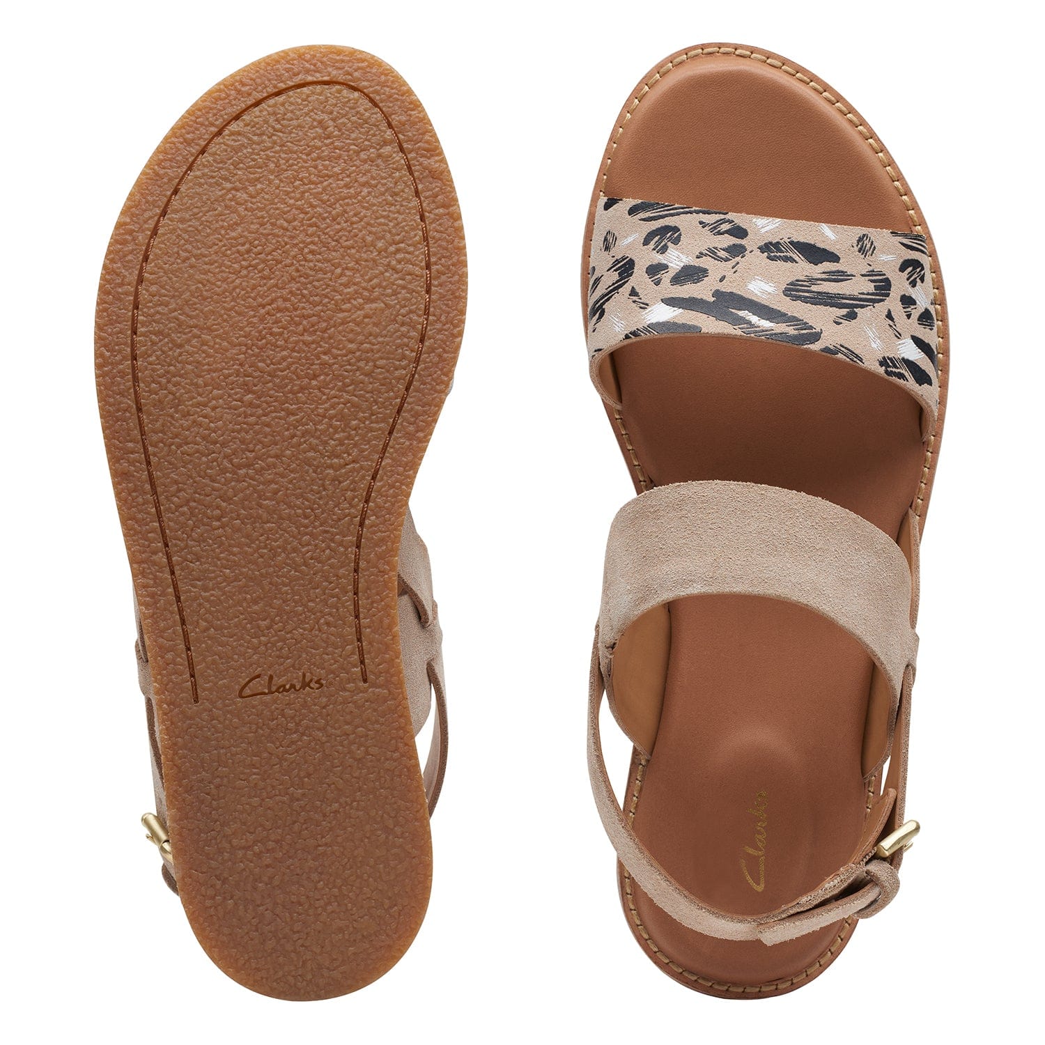 Clarks Karsea Strap Sandals (Standard Fit)