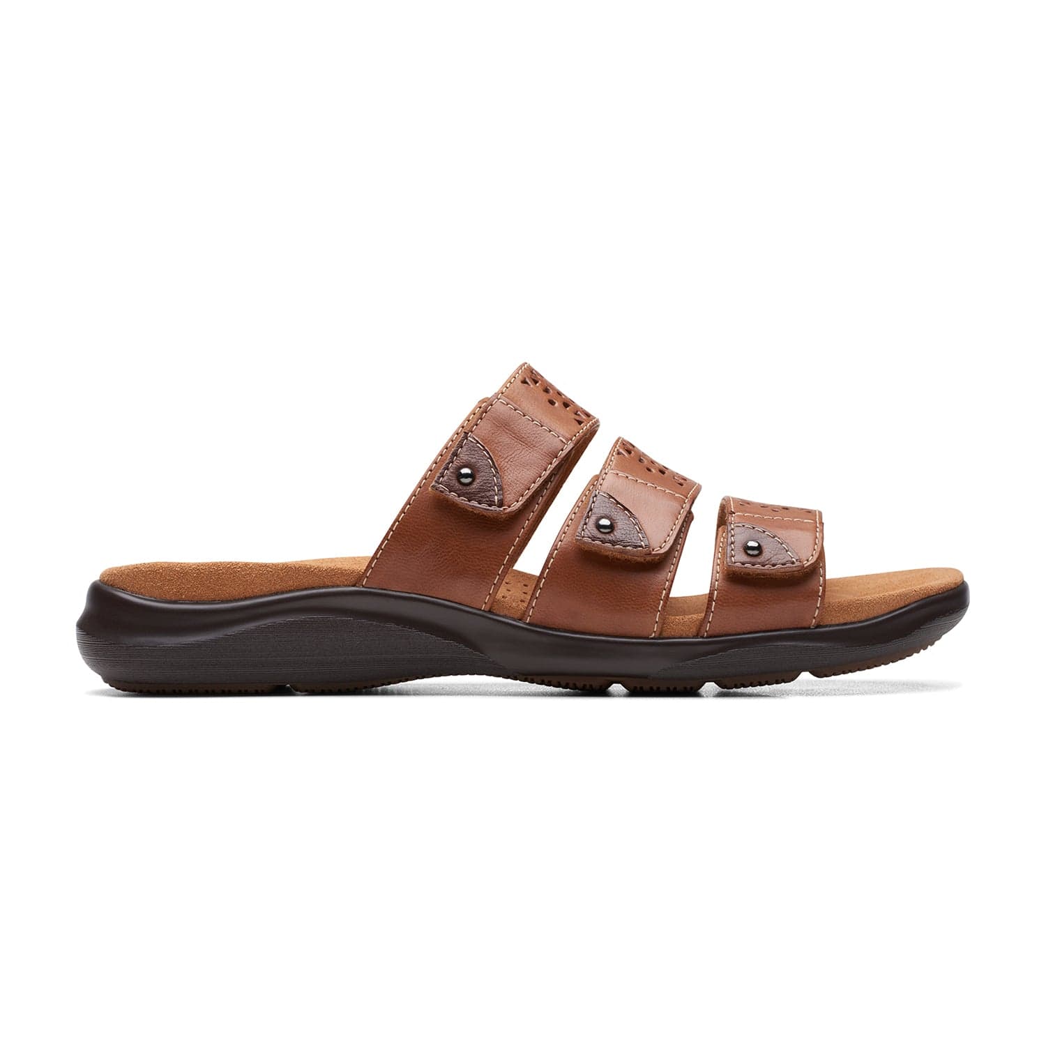 Clarks Kitly Walk Sandals - Tan - 261721475 - E Width (Wide Fit)