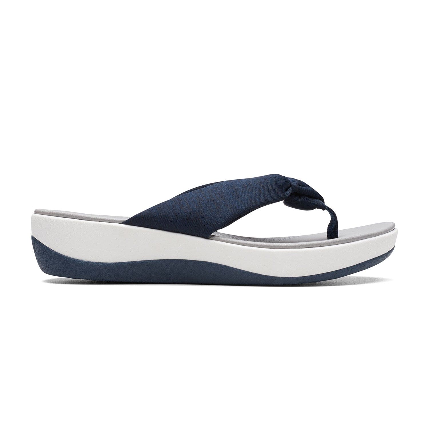 Clarks Arla Glison 2 Sandals - Blue Fabric  261752564 -D Width (Standard Fit)