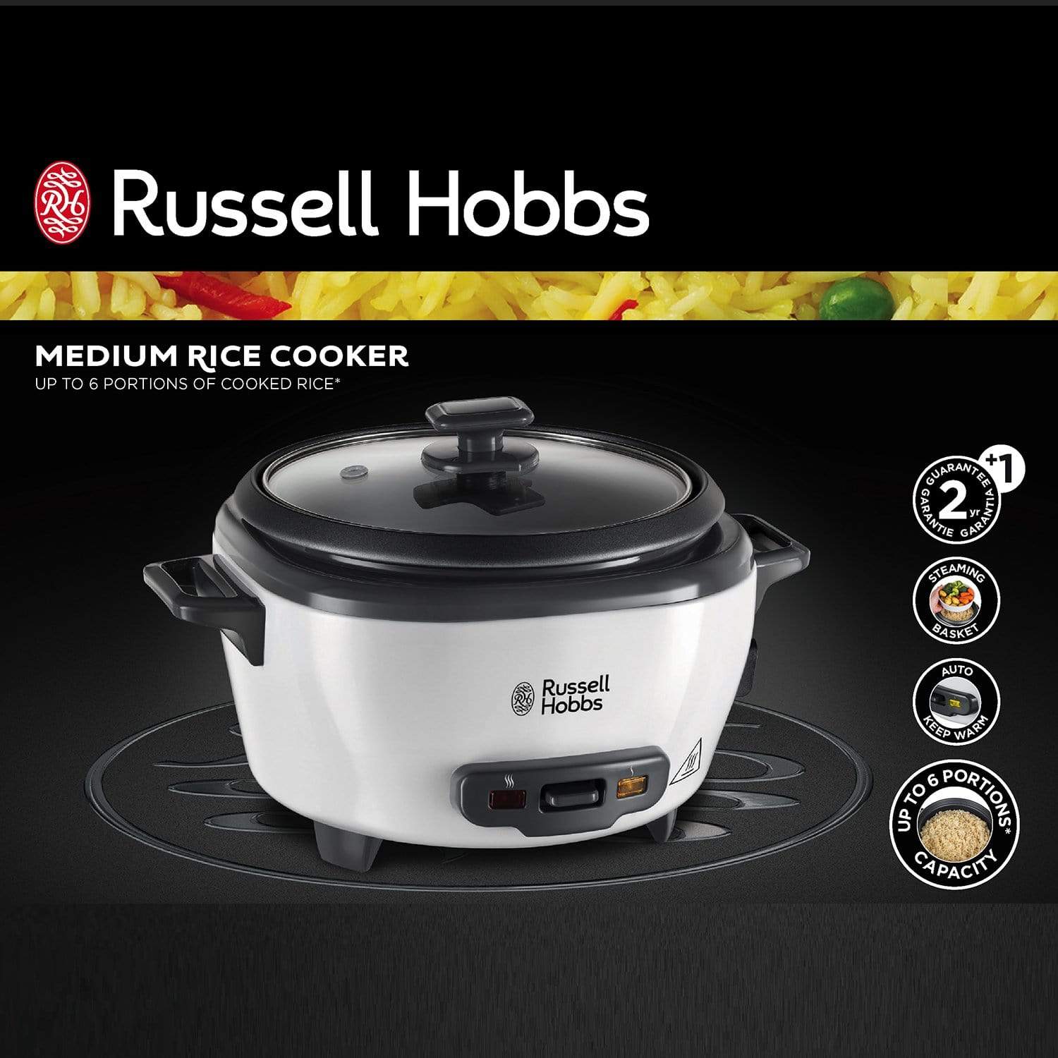 Russell Hobbs Medium Rice Cooker and Steamer