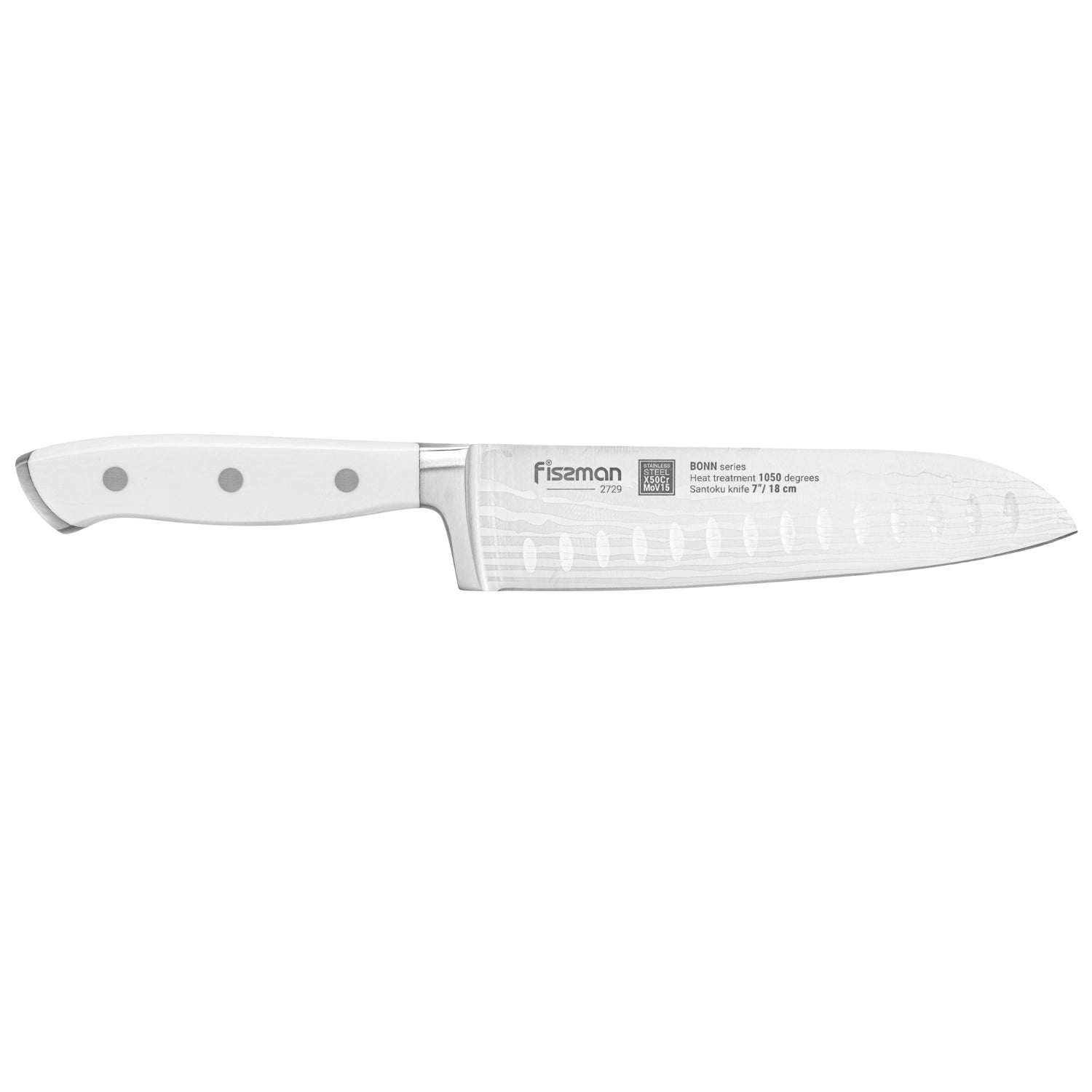 Fissman 7'' Santoku Knife Bonn - X50CrMoV15 steel