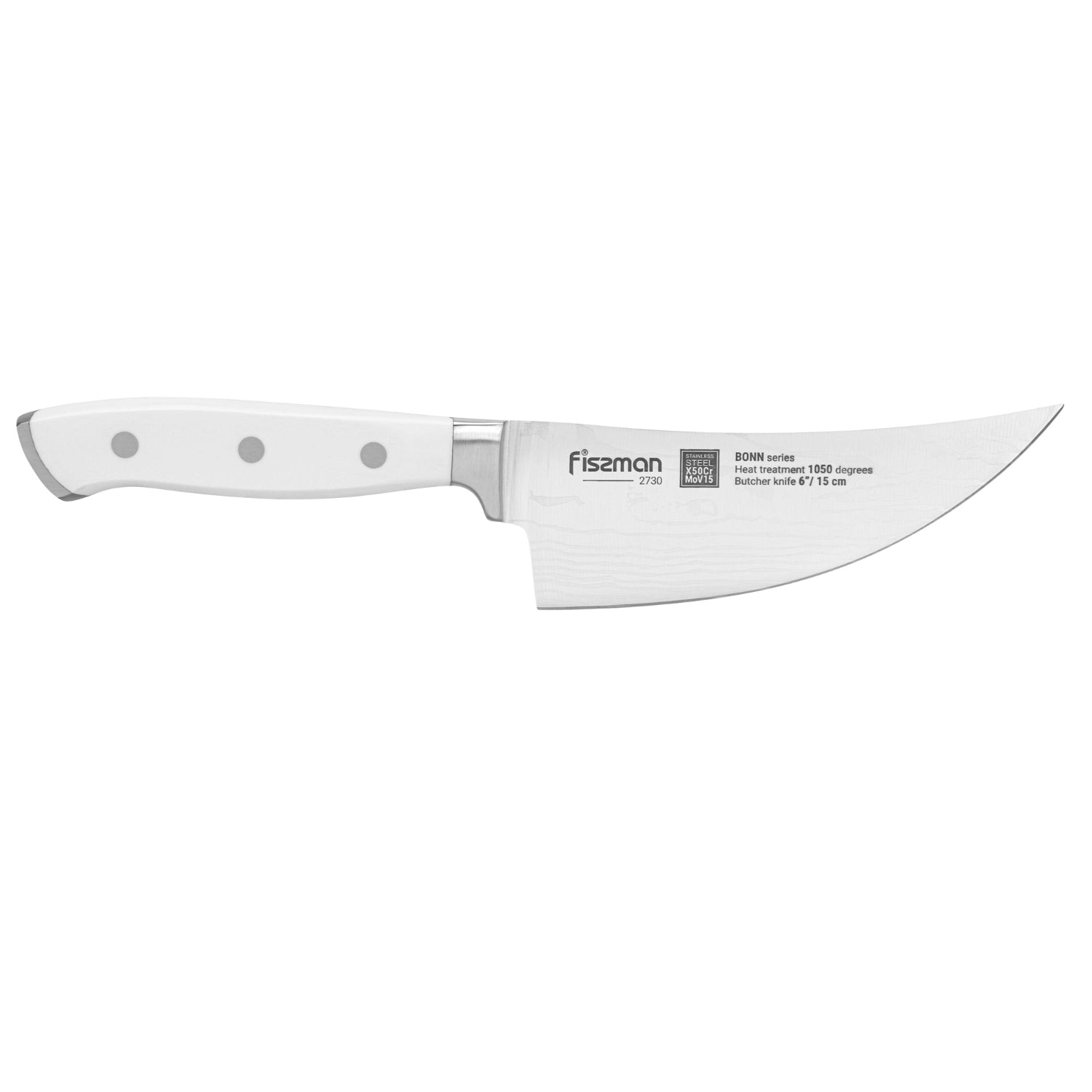 Fissman 6'' Butcher Knife Bonn - X50CrMoV15 steel